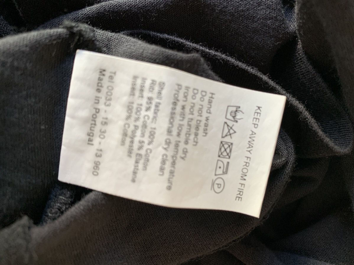 Damir Doma Black Fine Cotton Patch Stripe Oversize T-shirt Worn Once Size US M / EU 48-50 / 2 - 15 Thumbnail
