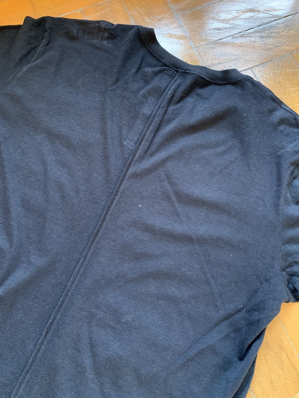 Damir Doma Black Fine Cotton Patch Stripe Oversize T-shirt Worn Once Size US M / EU 48-50 / 2 - 13 Thumbnail