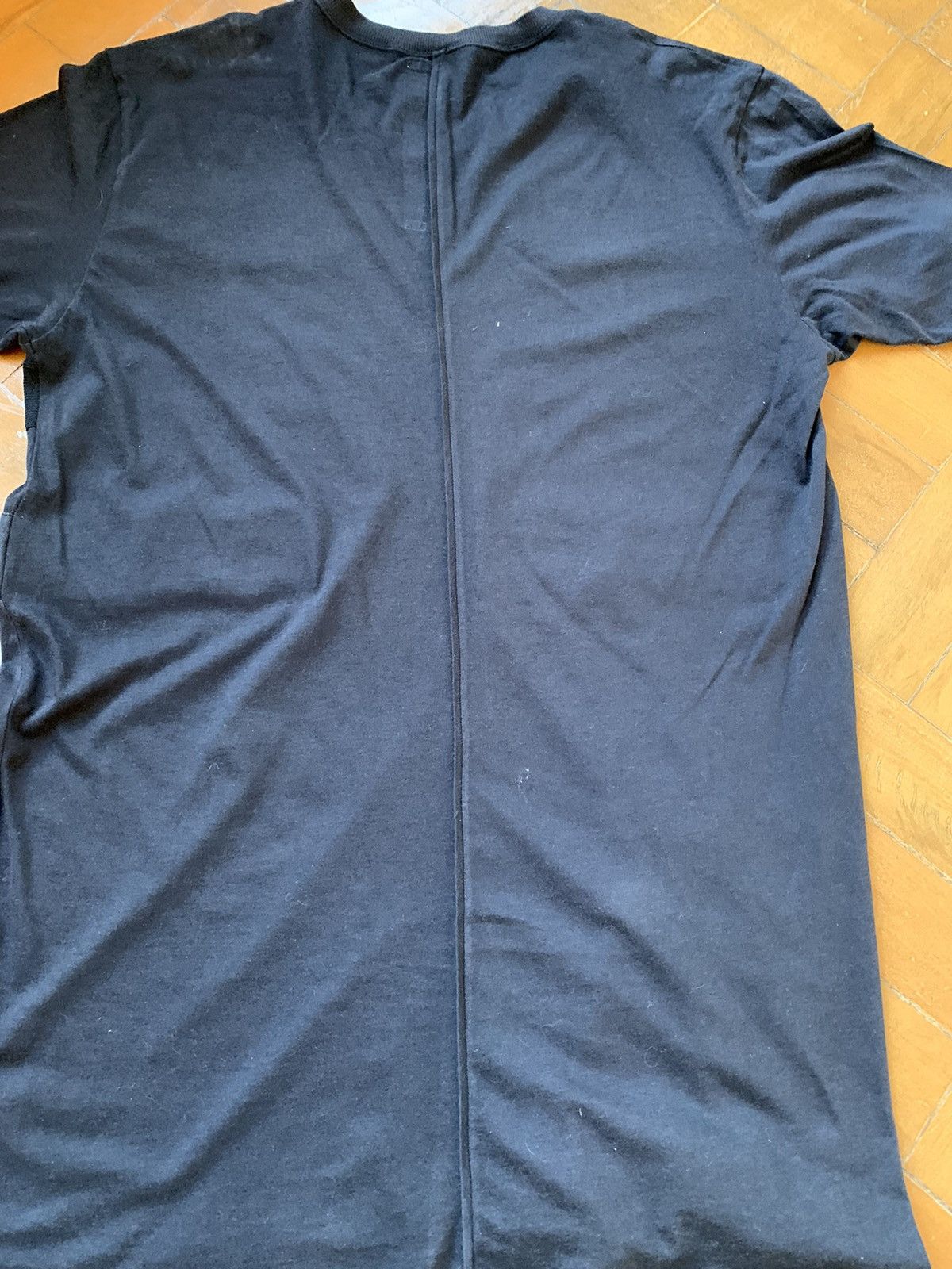 Damir Doma Black Fine Cotton Patch Stripe Oversize T-shirt Worn Once Size US M / EU 48-50 / 2 - 11 Thumbnail