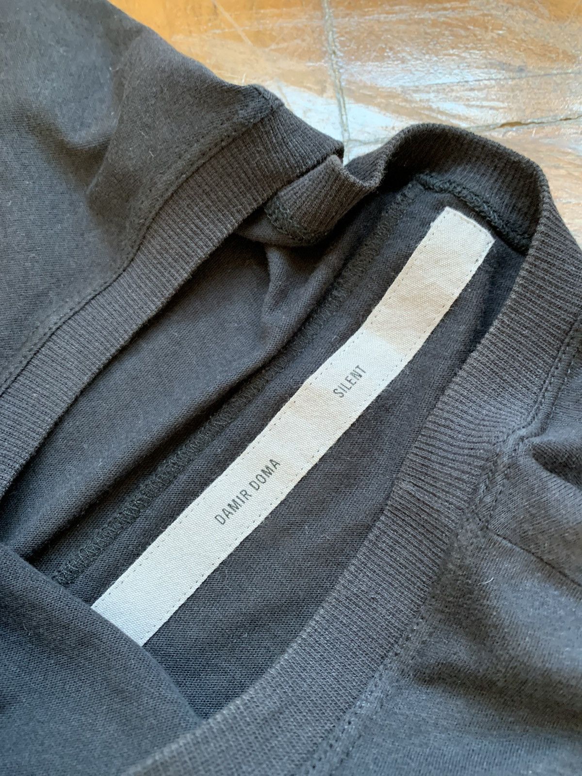 Damir Doma Black Fine Cotton Patch Stripe Oversize T-shirt Worn Once Size US M / EU 48-50 / 2 - 9 Thumbnail