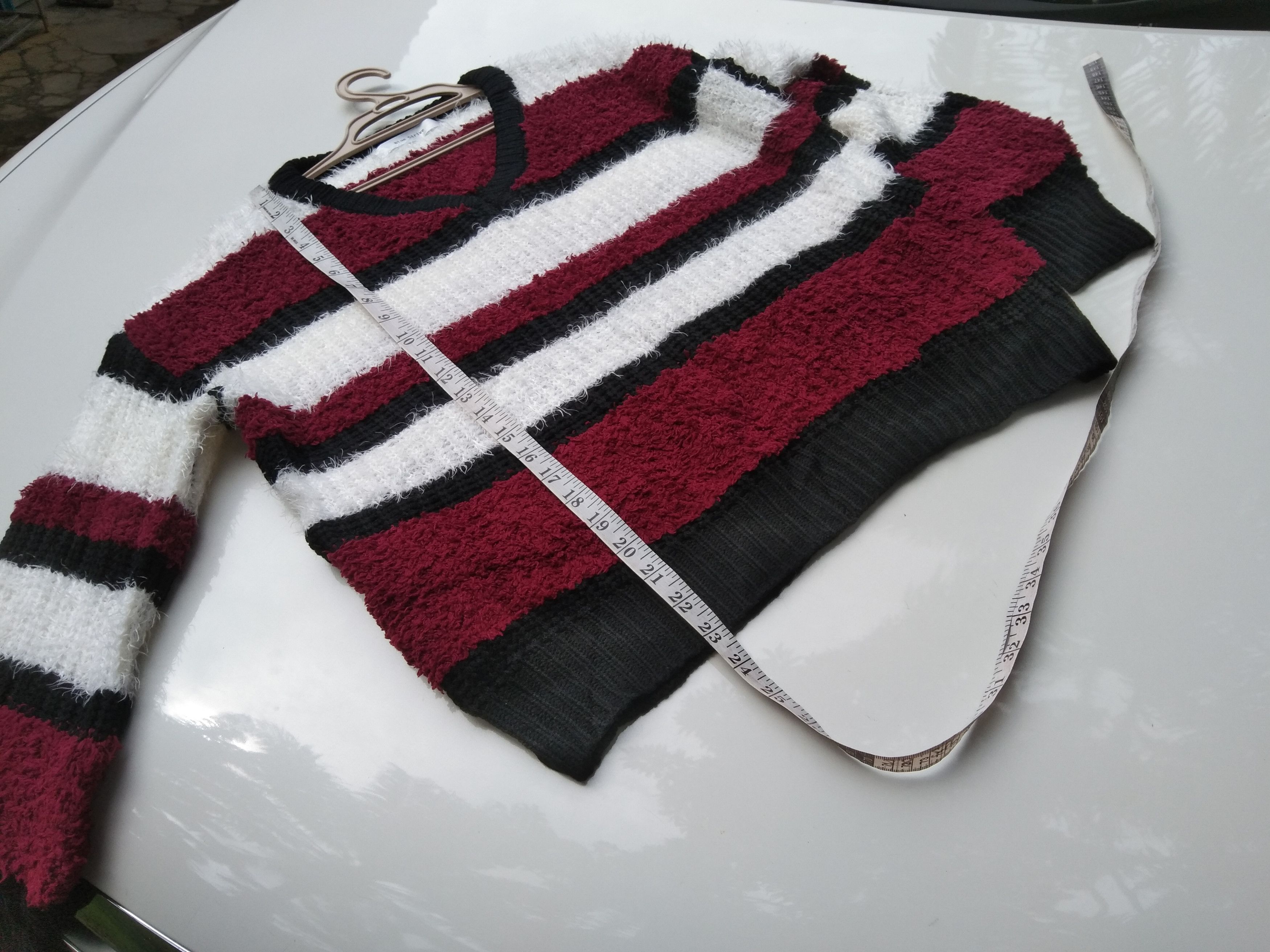 Japanese Brand JAPANESE BLUE STRIVE KNIT SWEATER Size US L / EU 52-54 / 3 - 10 Thumbnail