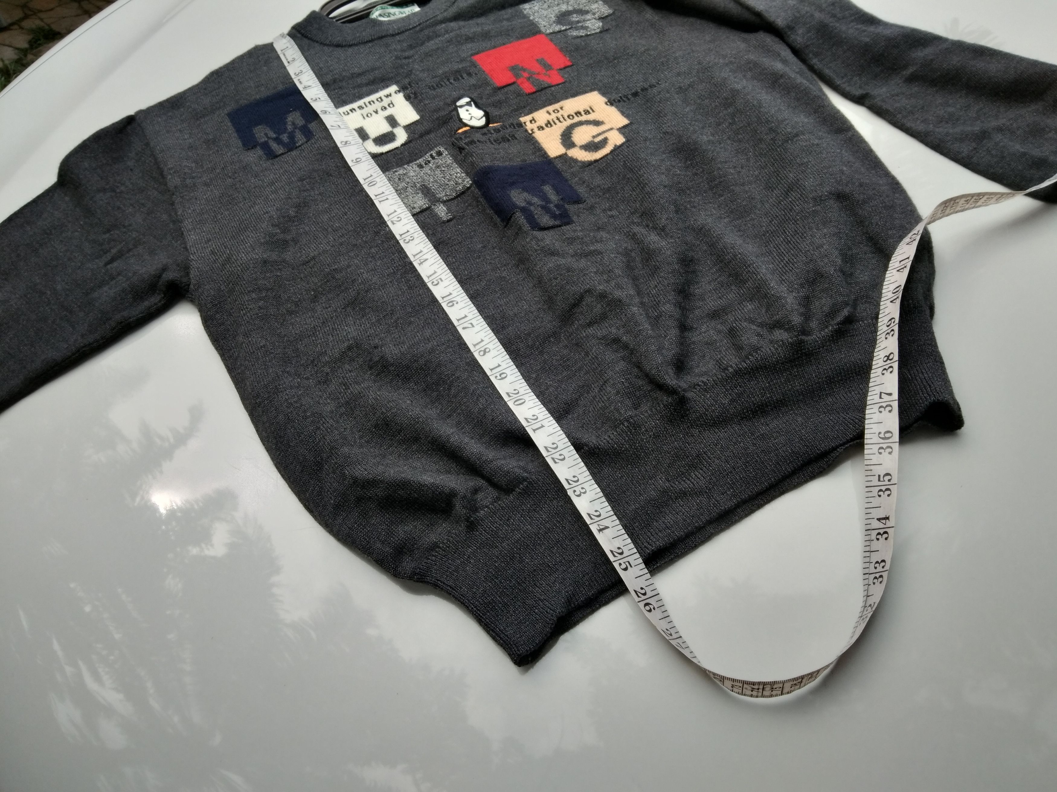 Aran Isles Knitwear × Grand Slam × Vintage MADE IN JAPAN MUSINGWEAR KNIT SWEATER Size US L / EU 52-54 / 3 - 13 Thumbnail