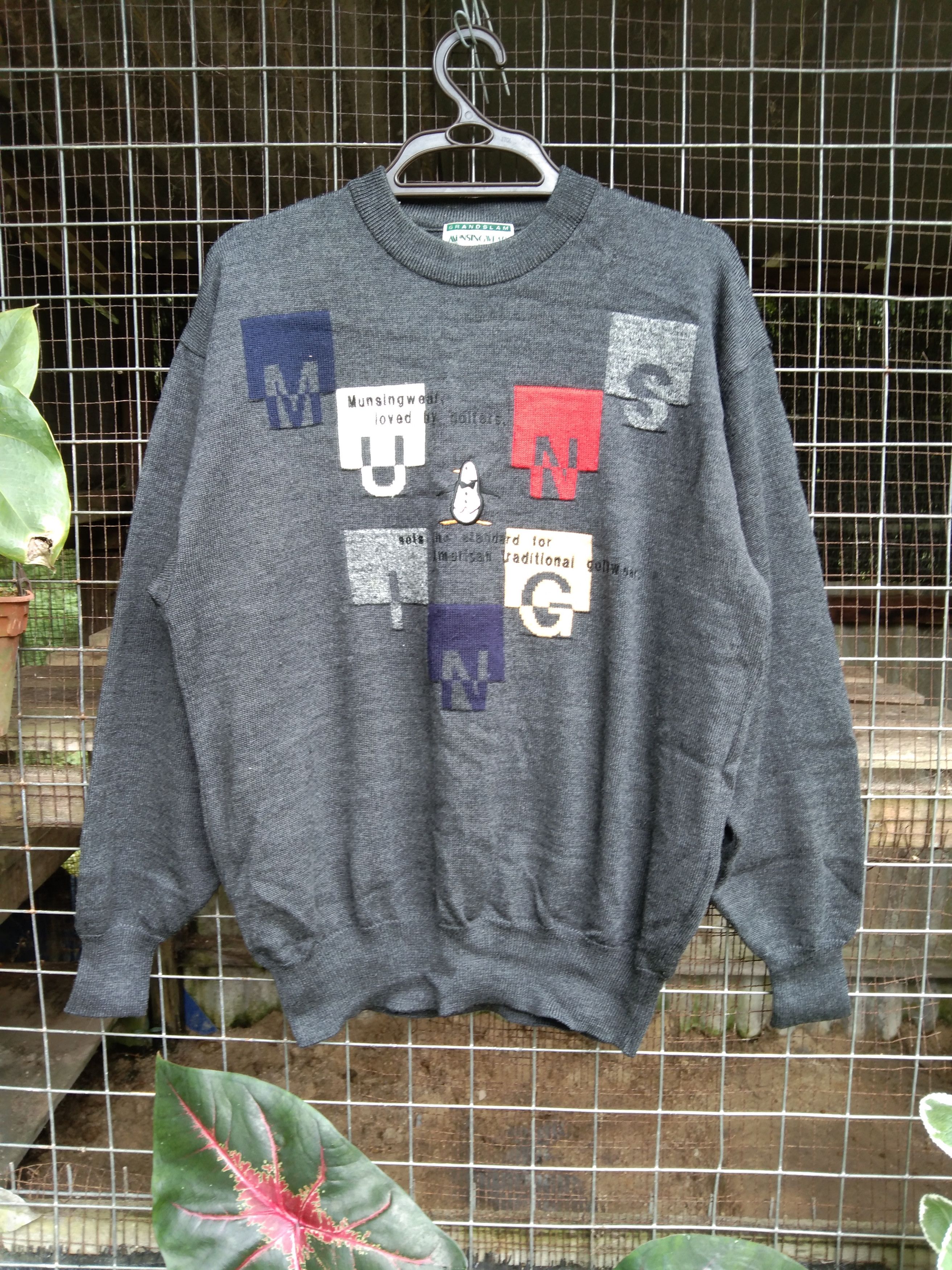 Aran Isles Knitwear × Grand Slam × Vintage MADE IN JAPAN MUSINGWEAR KNIT SWEATER Size US L / EU 52-54 / 3 - 1 Thumbnail