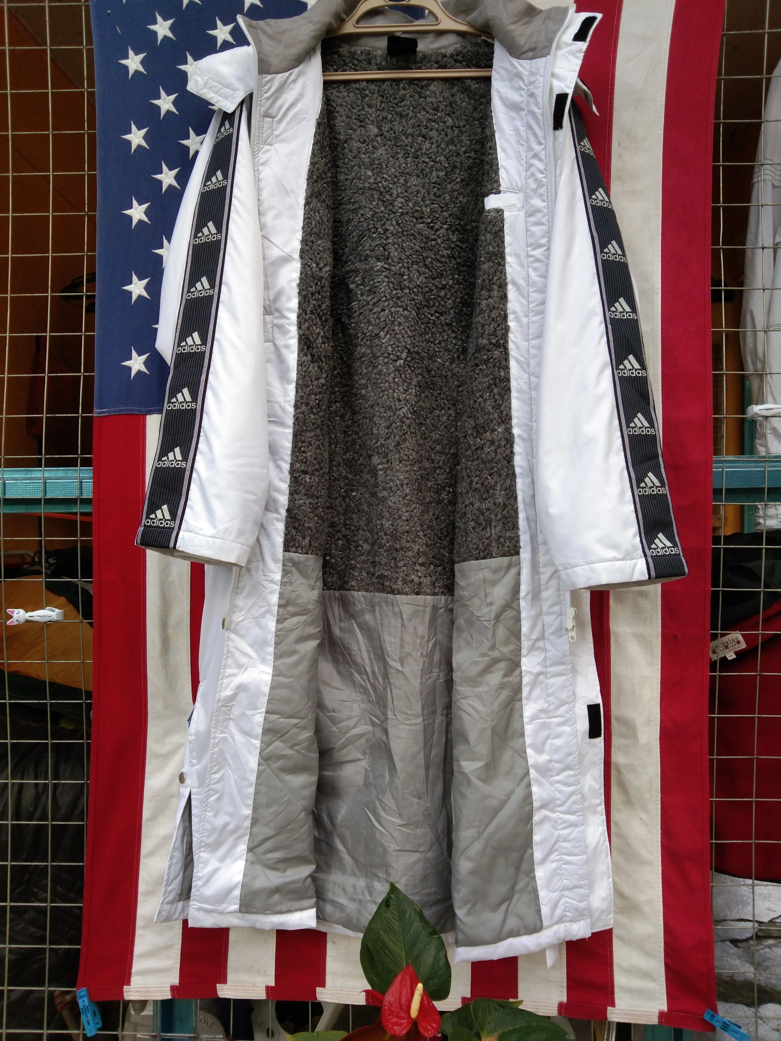Adidas × Sports Specialties VINTAGE ADIDAS HOODIE SHERPA PARKA LONG JACKET Size US L / EU 52-54 / 3 - 14 Thumbnail