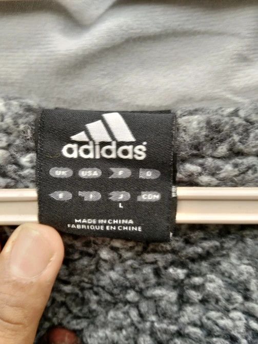 Adidas × Sports Specialties VINTAGE ADIDAS HOODIE SHERPA PARKA LONG JACKET Size US L / EU 52-54 / 3 - 3 Thumbnail