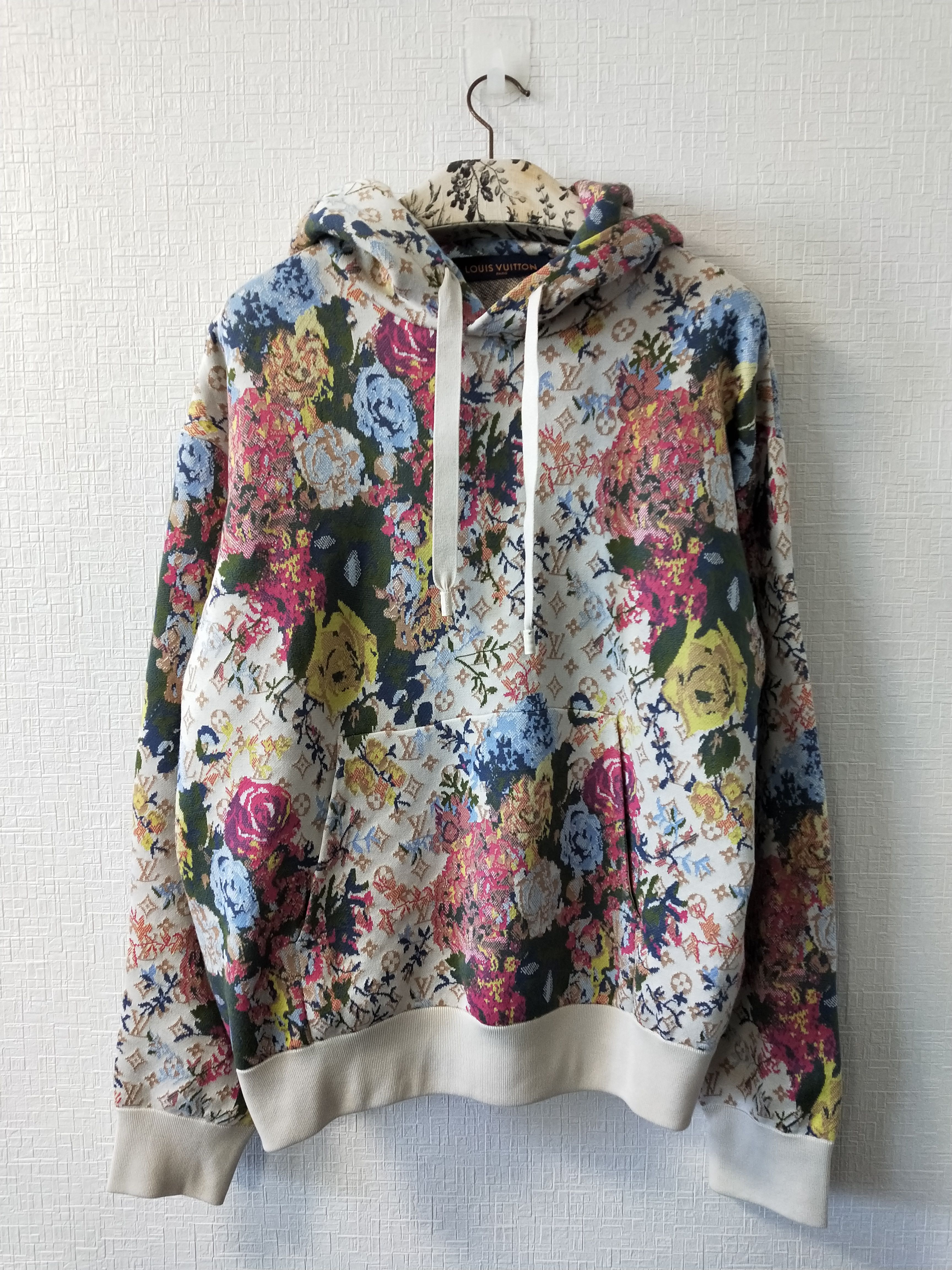 Louis Vuitton Exclu 3d monogram flower jacquard hoodie (1A5V4E)