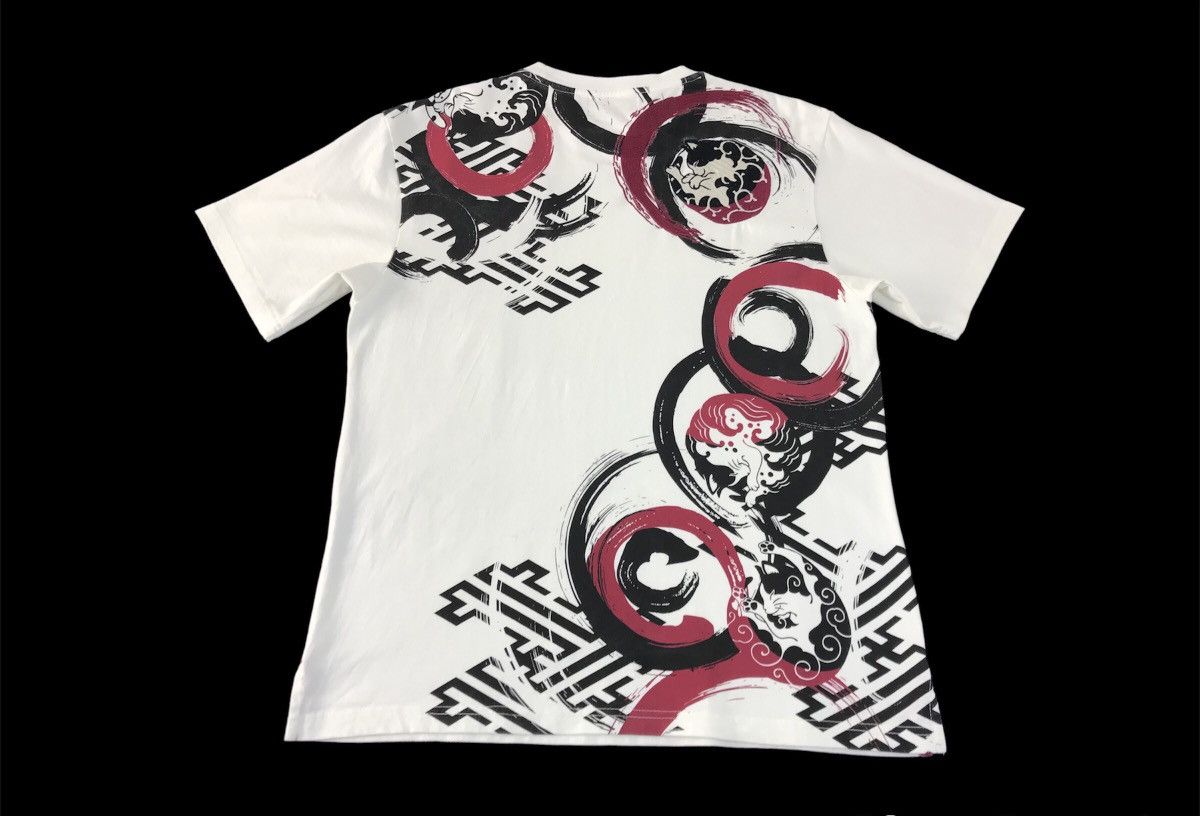 Japanese Brand Vtg Oriental Brand embroidery Big Logo Cat Tee Design Size US M / EU 48-50 / 2 - 2 Thumbnail