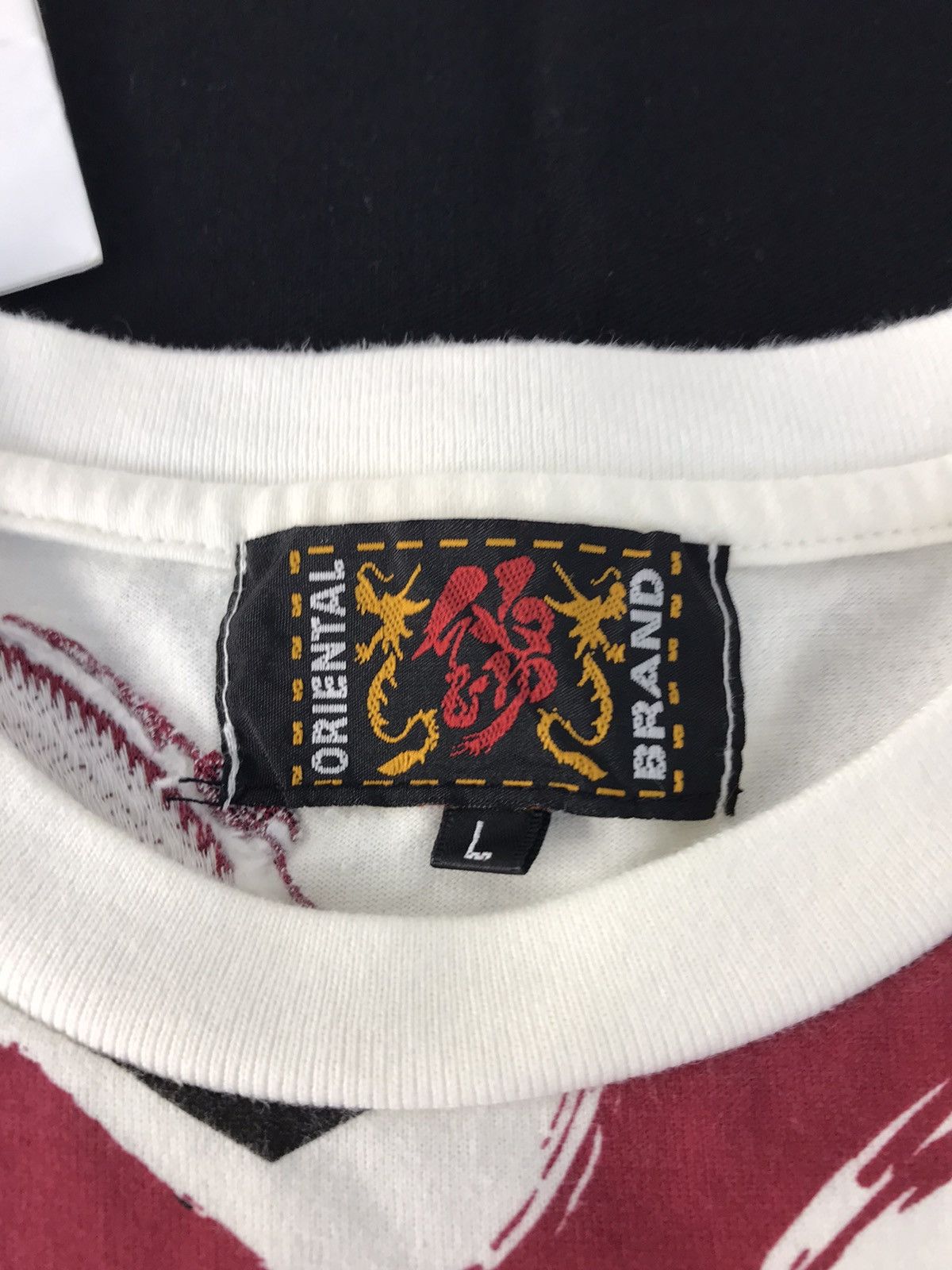 Japanese Brand Vtg Oriental Brand embroidery Big Logo Cat Tee Design Size US M / EU 48-50 / 2 - 6 Thumbnail