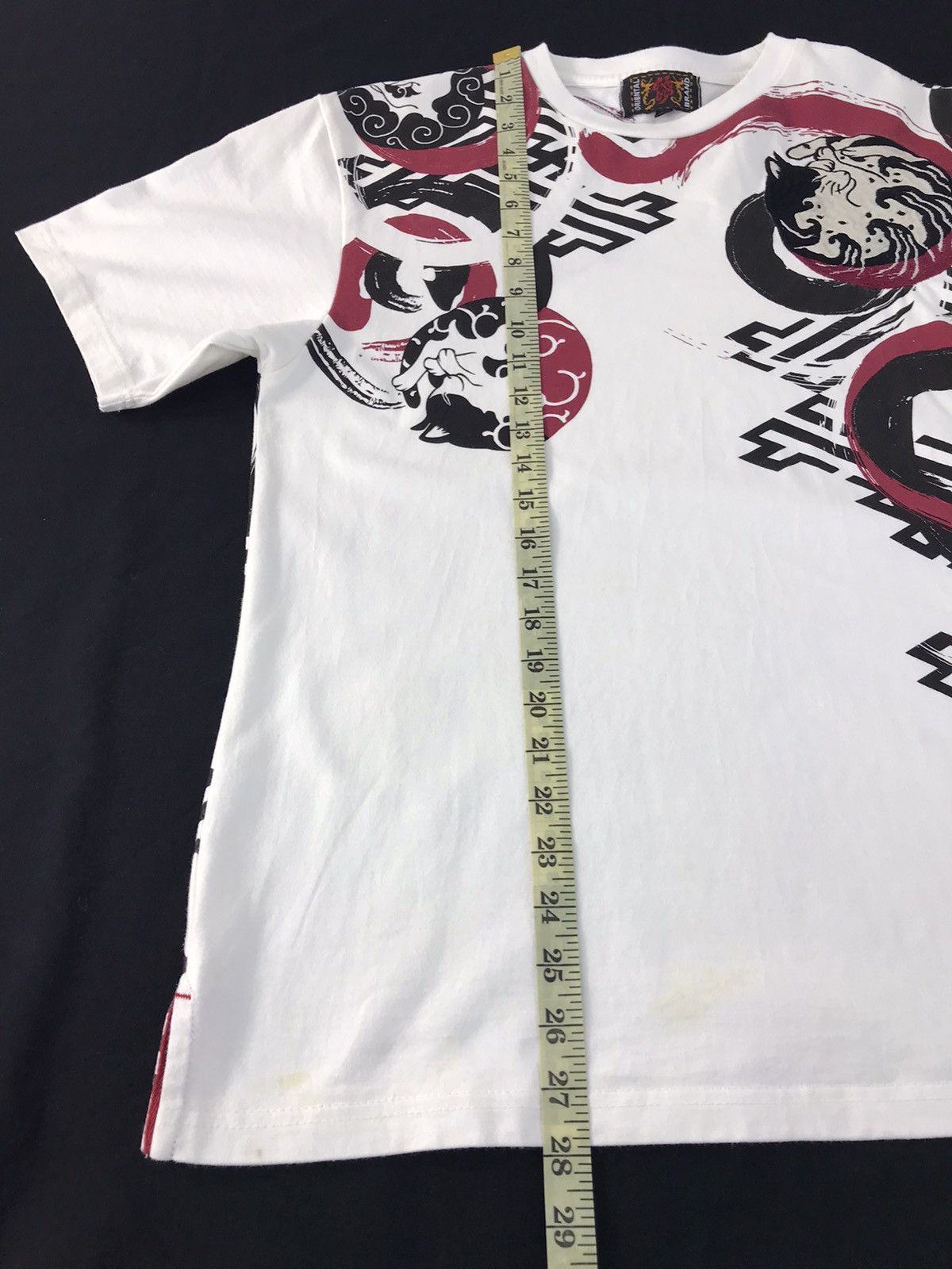 Japanese Brand Vtg Oriental Brand embroidery Big Logo Cat Tee Design Size US M / EU 48-50 / 2 - 12 Thumbnail
