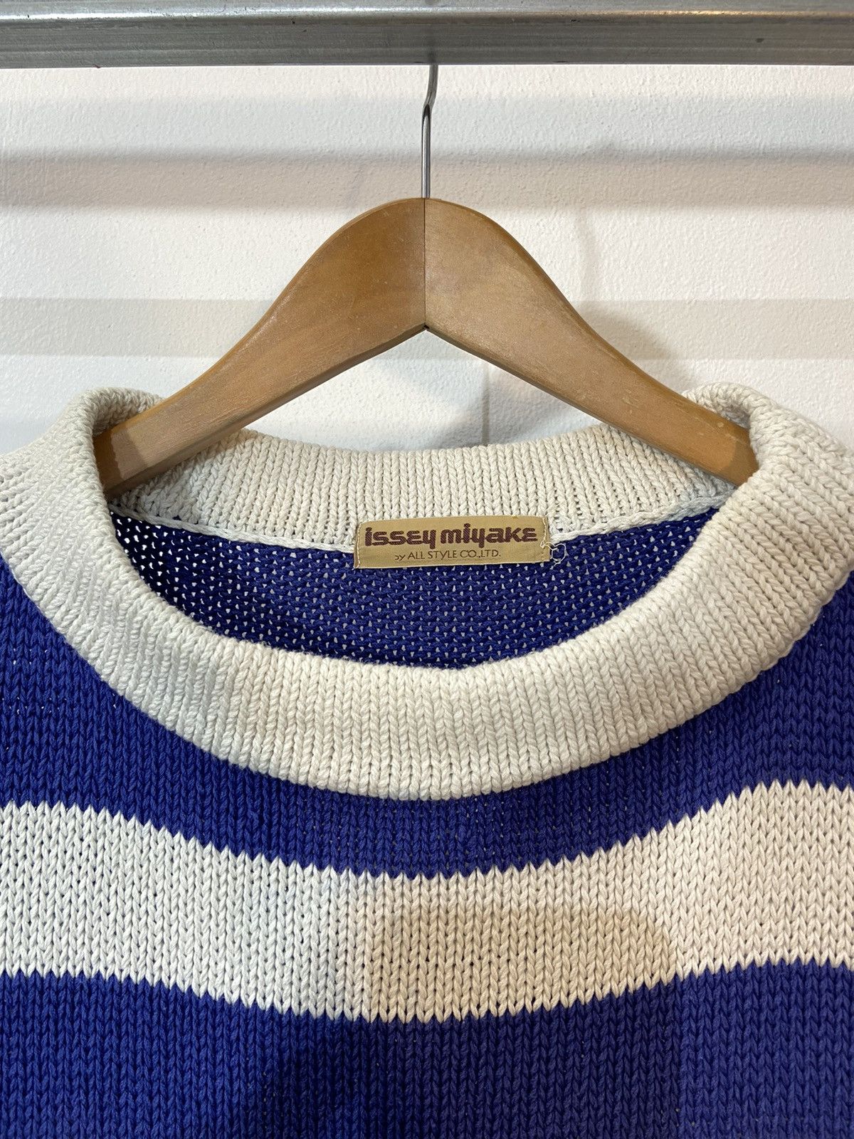 Issey Miyake Issey Miyake vintage Logo Knitted Sweater Size US M / EU 48-50 / 2 - 10 Thumbnail