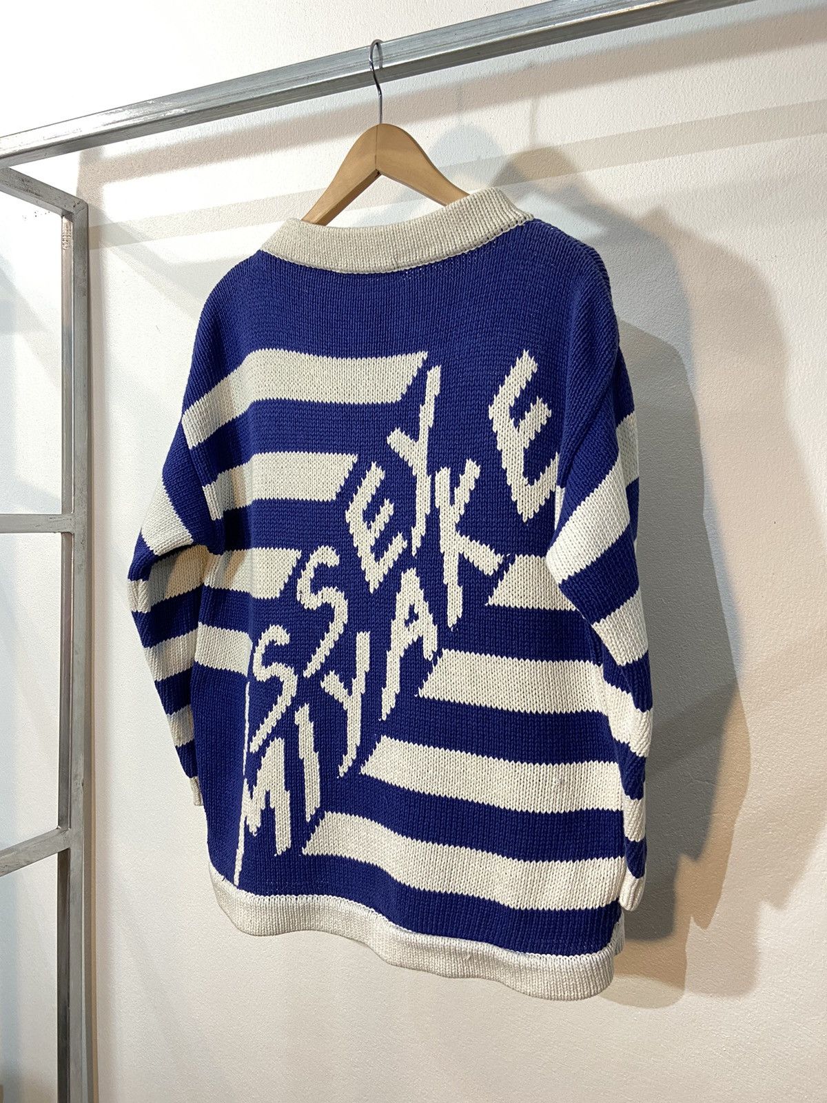 Issey Miyake Issey Miyake vintage Logo Knitted Sweater Size US M / EU 48-50 / 2 - 2 Thumbnail