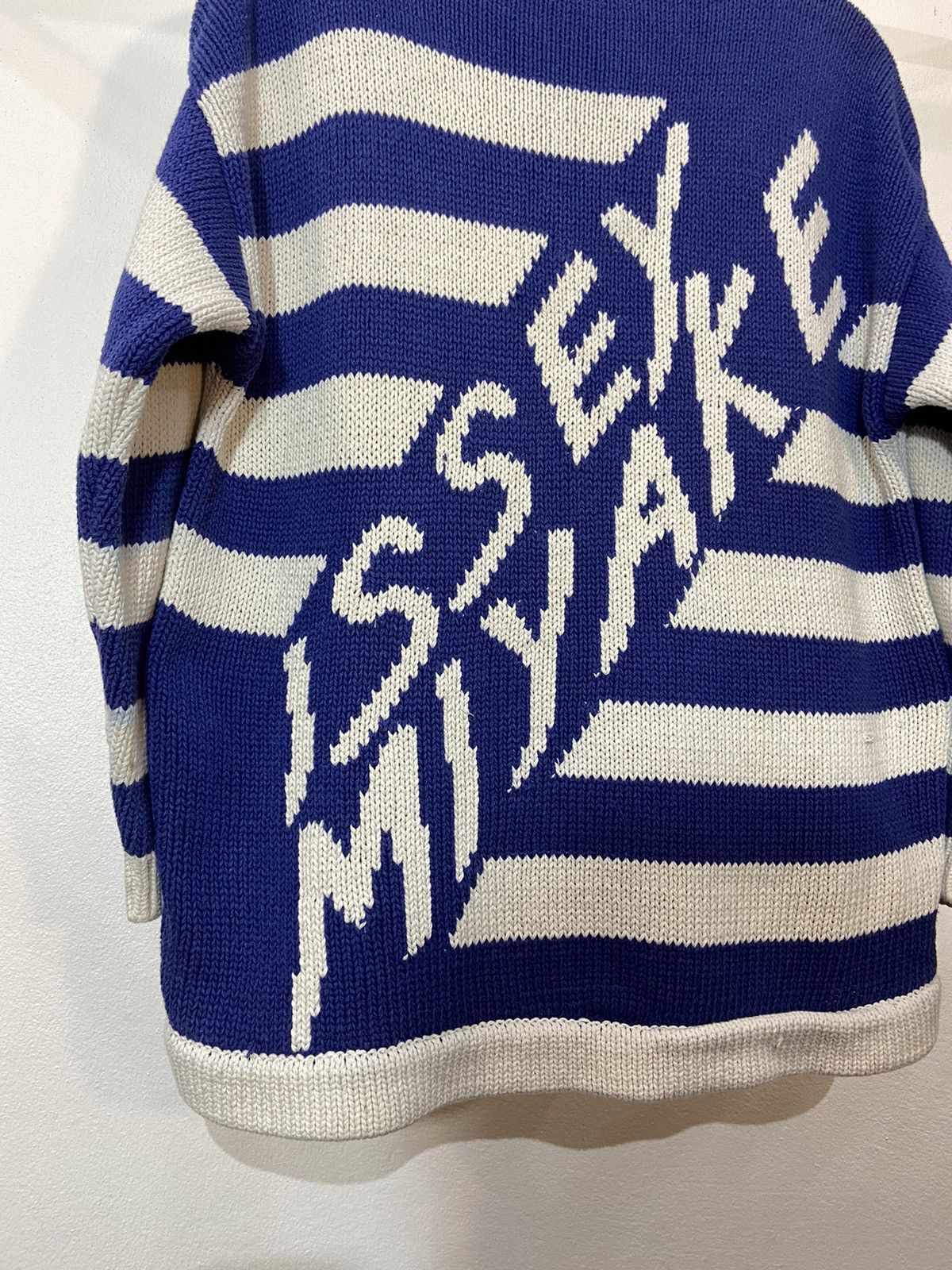 Issey Miyake Issey Miyake vintage Logo Knitted Sweater Size US M / EU 48-50 / 2 - 4 Thumbnail