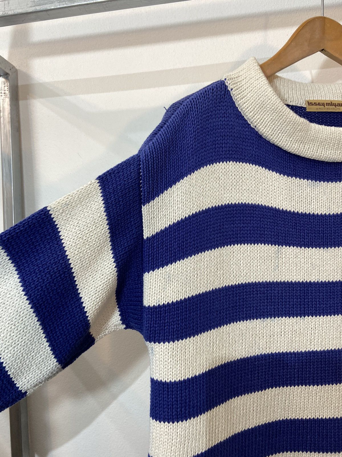 Issey Miyake Issey Miyake vintage Logo Knitted Sweater Size US M / EU 48-50 / 2 - 12 Thumbnail
