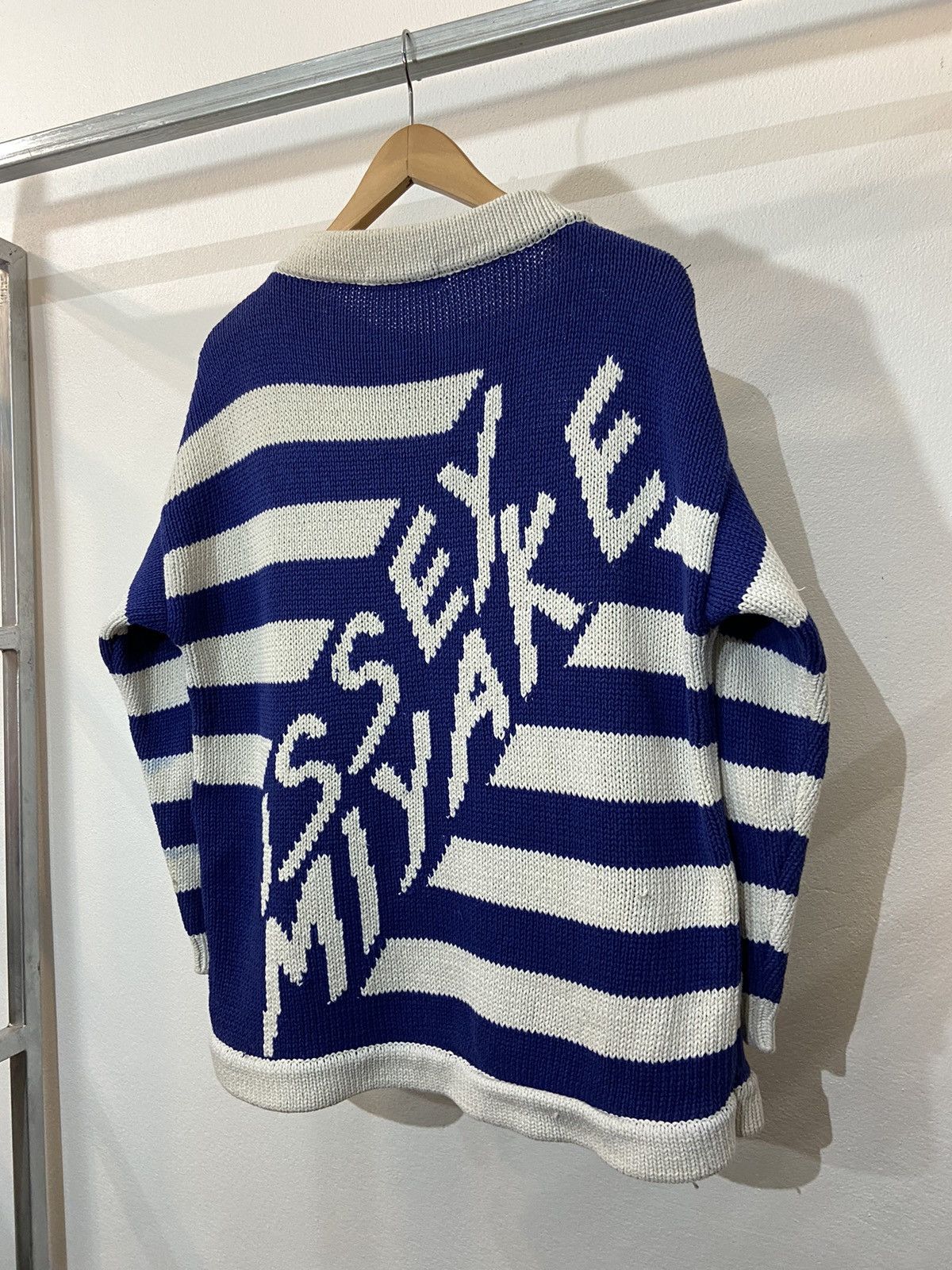 Issey Miyake Issey Miyake vintage Logo Knitted Sweater Size US M / EU 48-50 / 2 - 21 Thumbnail