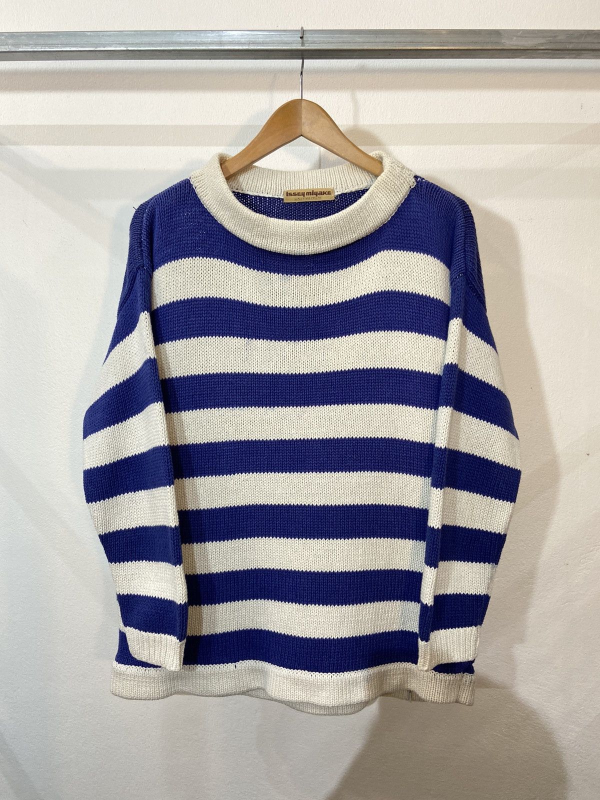 Issey Miyake Issey Miyake vintage Logo Knitted Sweater Size US M / EU 48-50 / 2 - 3 Thumbnail