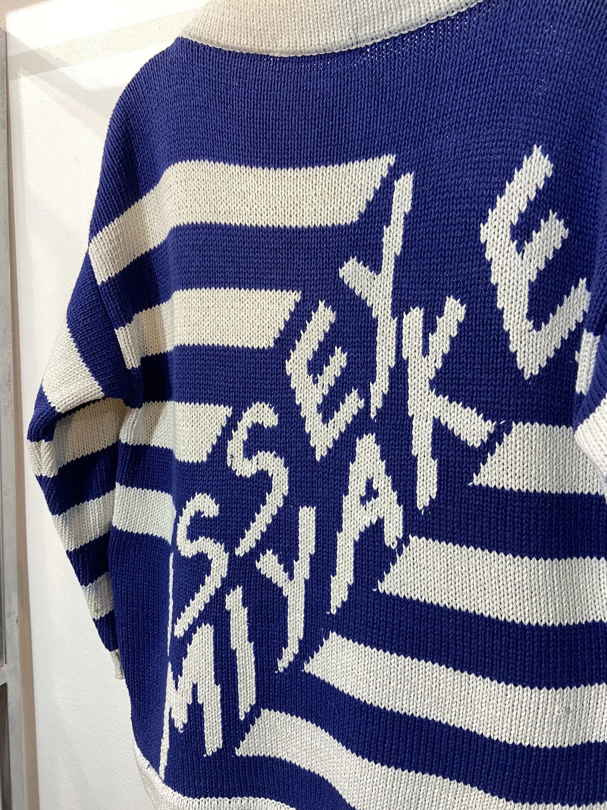 Issey Miyake Issey Miyake vintage Logo Knitted Sweater Size US M / EU 48-50 / 2 - 5 Thumbnail