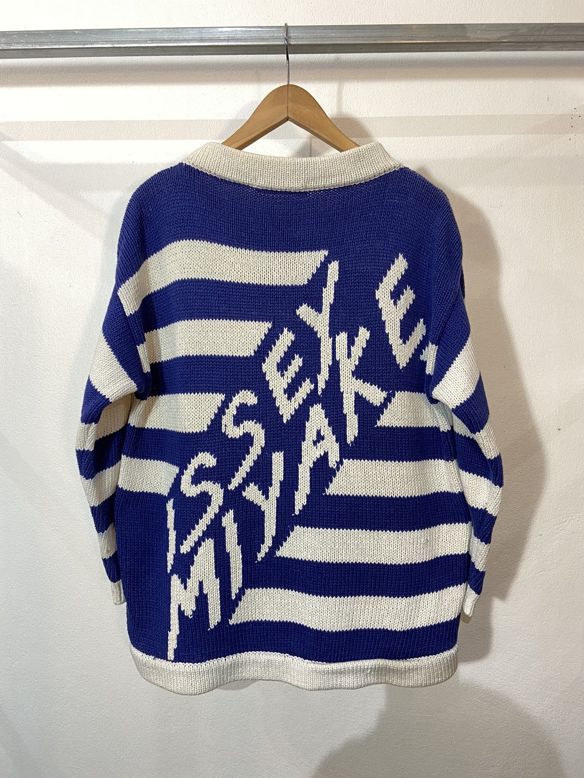 Issey Miyake vintage Logo Knitted Sweater