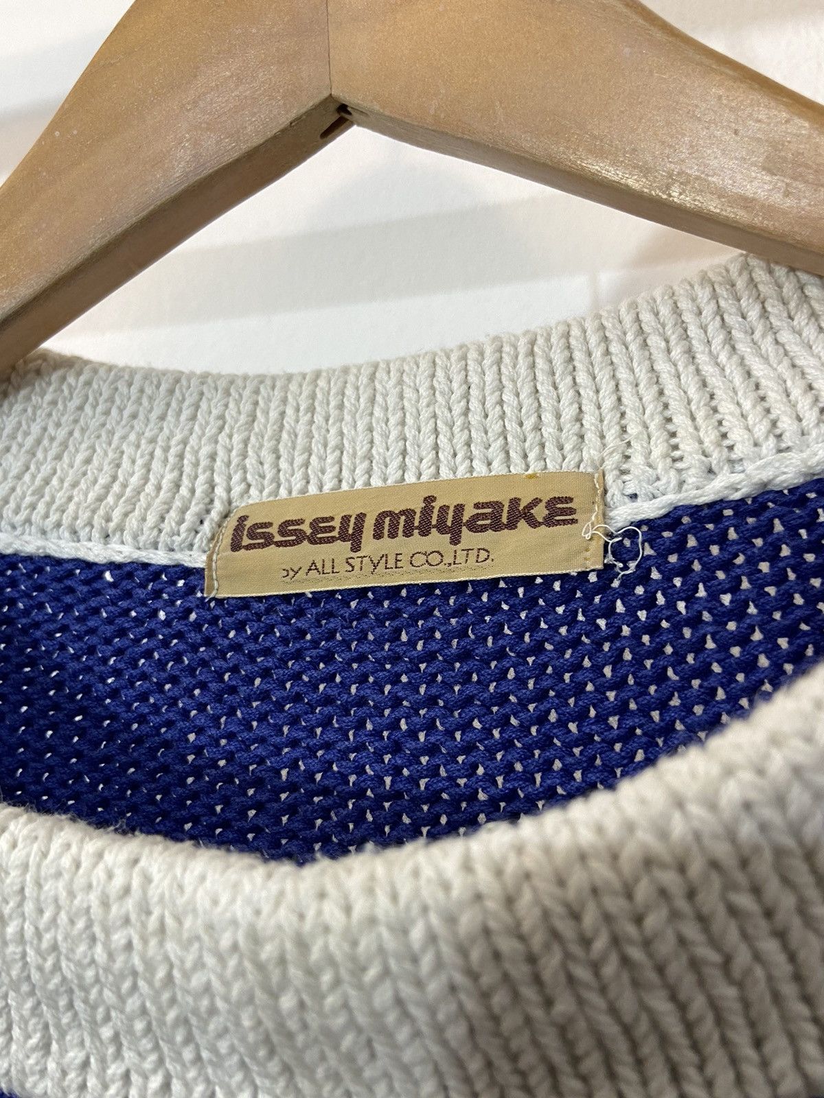 Issey Miyake Issey Miyake vintage Logo Knitted Sweater Size US M / EU 48-50 / 2 - 11 Thumbnail
