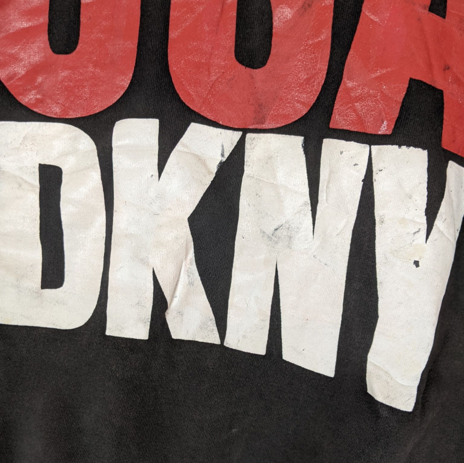 DKNY Vintage 90's DKNY USA Big Spell Out Logo Jumper Sweatshirt Size US XL / EU 56 / 4 - 9 Thumbnail