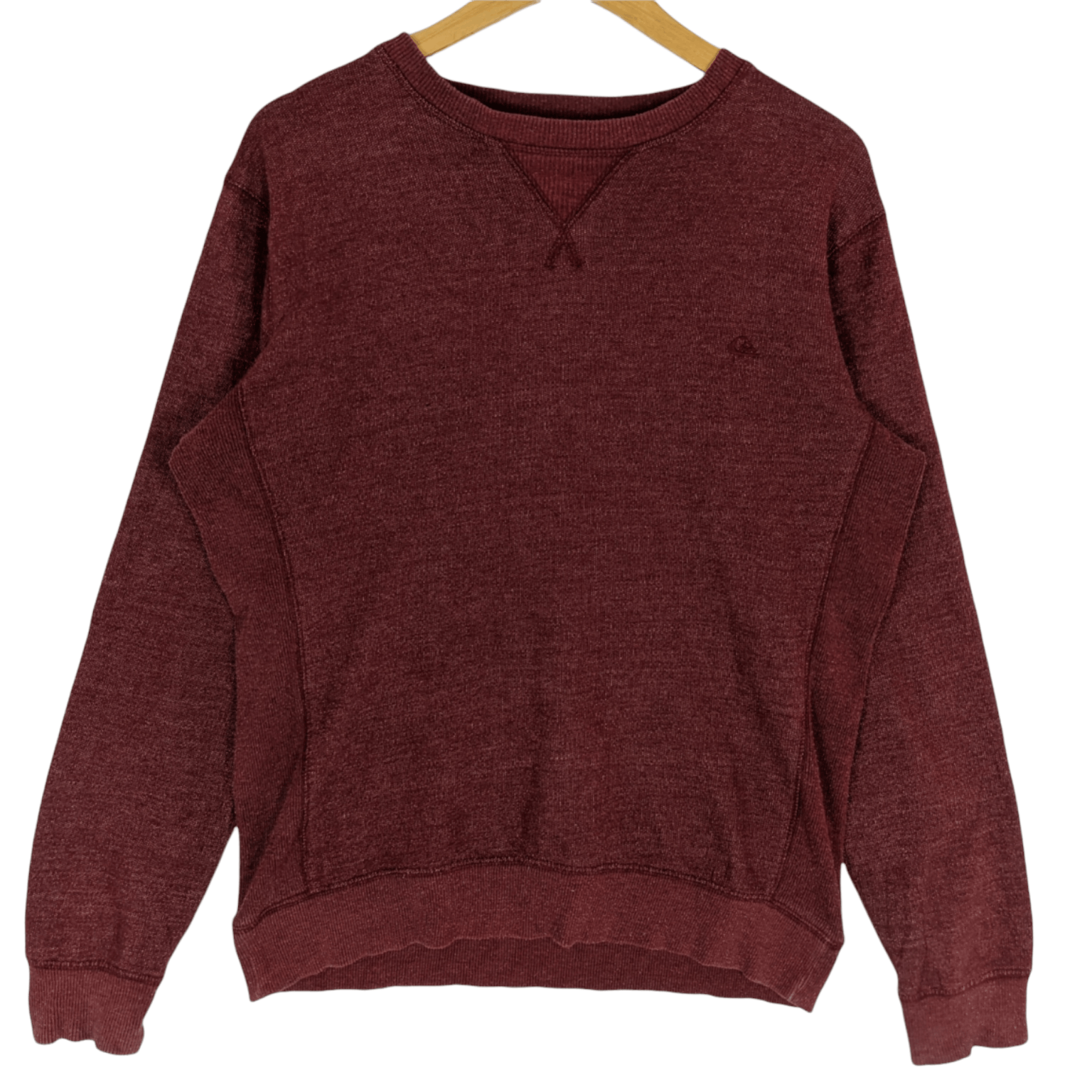 Quiksilver QUIKSILVER Surfboard Red Plain Jumper Sweatshirt Size US M / EU 48-50 / 2 - 2 Thumbnail