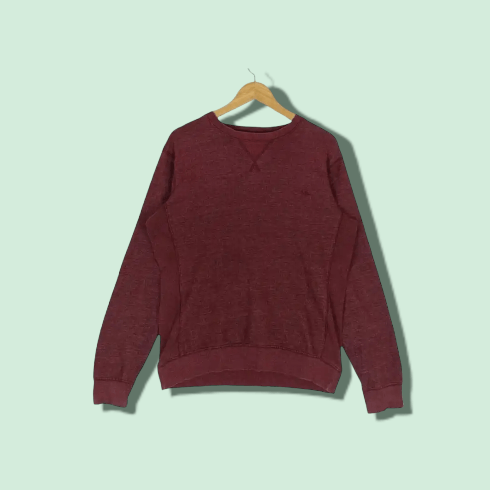 Quiksilver QUIKSILVER Surfboard Red Plain Jumper Sweatshirt Size US M / EU 48-50 / 2 - 1 Thumbnail