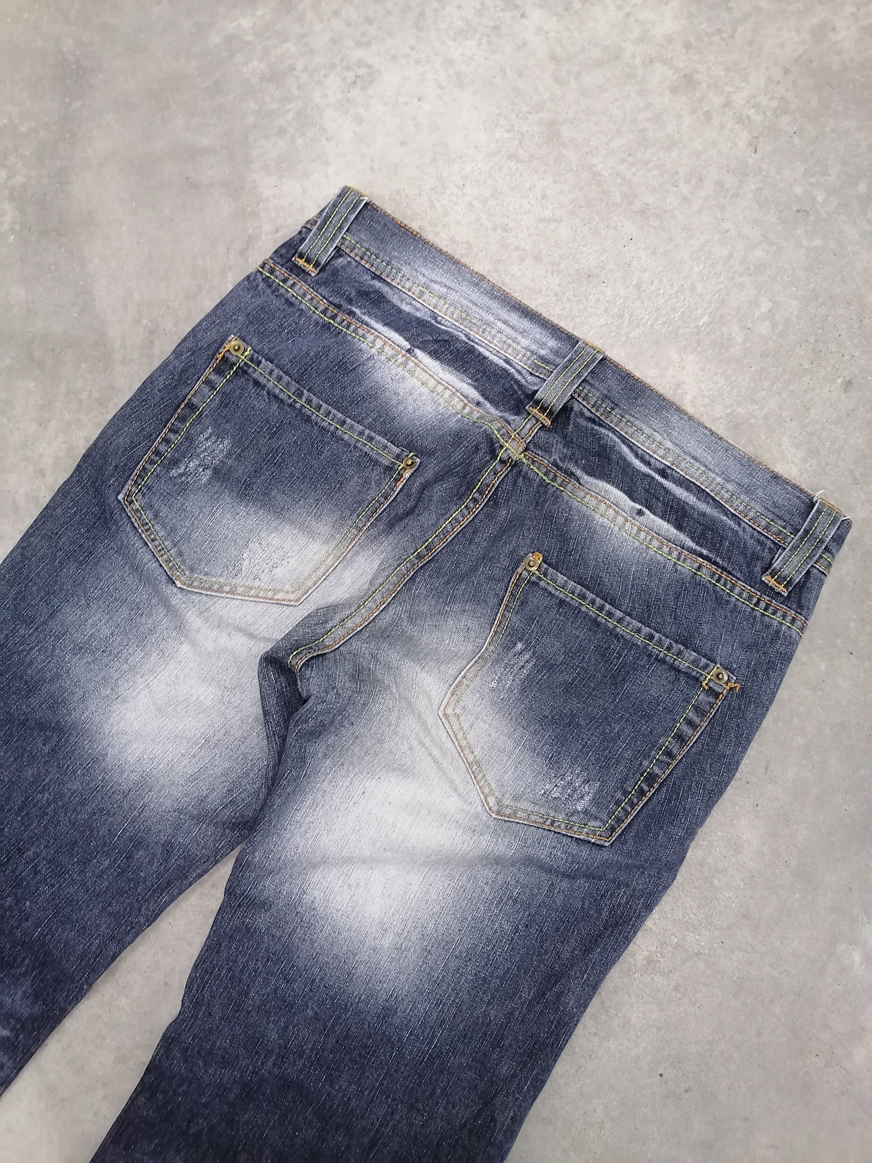 Japanese Brand Rare🔥Pandora Flare Faded Blue Bushpant⚡⚡⚡ Size US 30 / EU 46 - 7 Thumbnail
