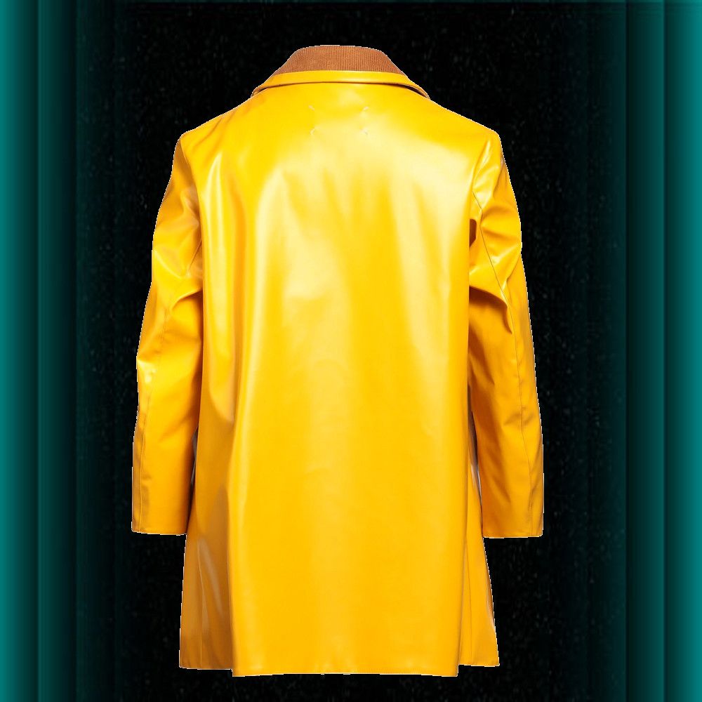 Maison Margiela Double Breasted Pea Coat in Yellow Size US S / EU 44-46 / 1 - 2 Thumbnail