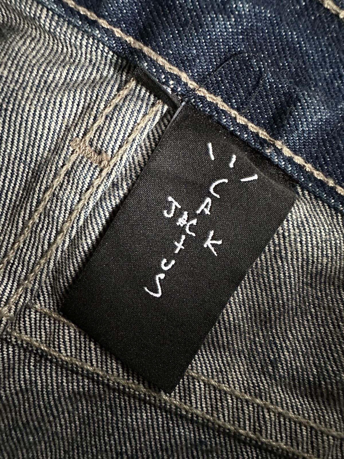 Fragment Design × Travis Scott Cactus Jack x Fragment Denim Jeans Size US 32 / EU 48 - 8 Thumbnail