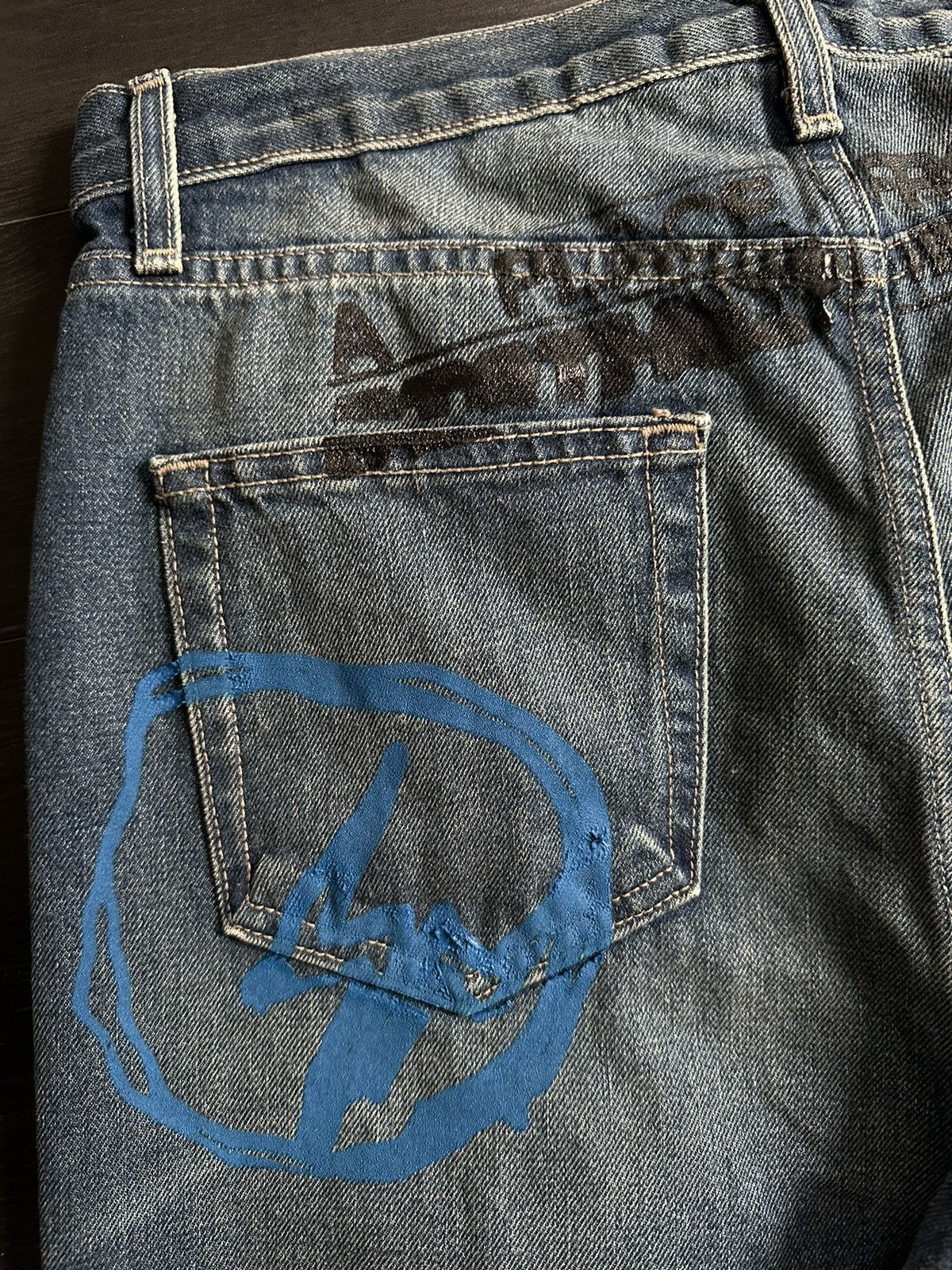 Fragment Design × Travis Scott Cactus Jack x Fragment Denim Jeans Size US 32 / EU 48 - 7 Thumbnail