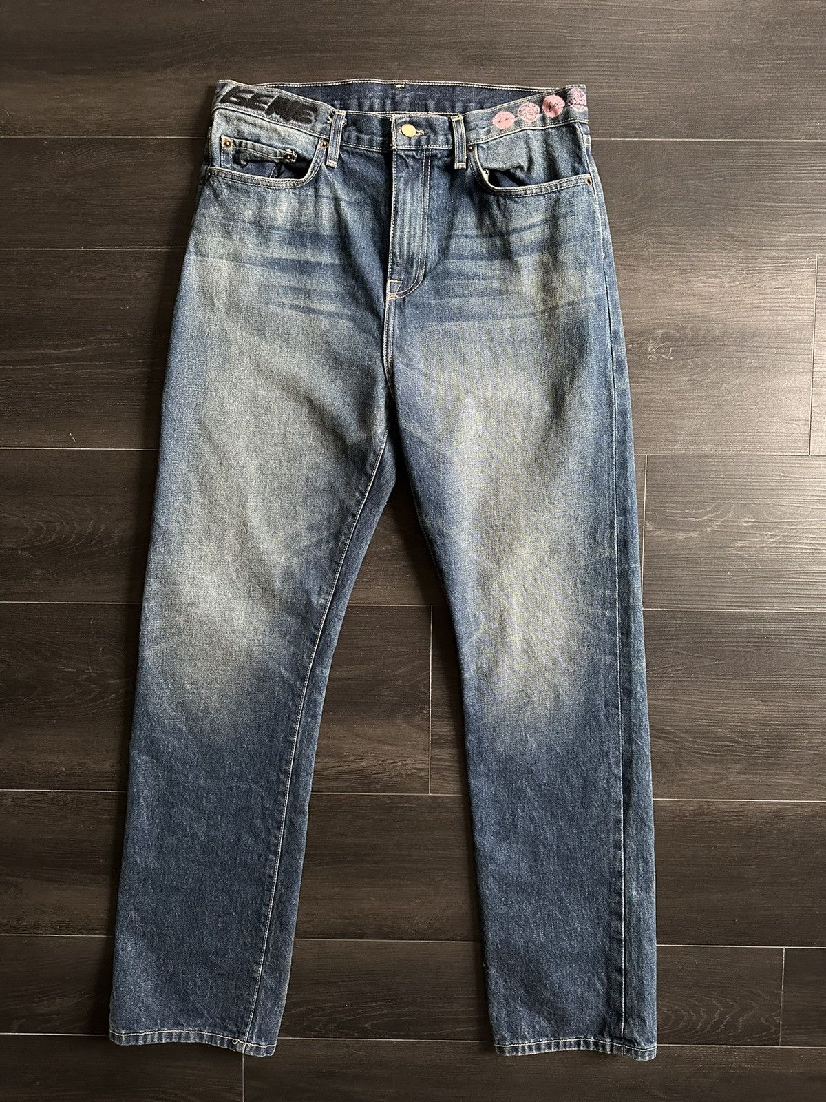 Fragment Design × Travis Scott Cactus Jack x Fragment Denim Jeans Size US 32 / EU 48 - 2 Thumbnail