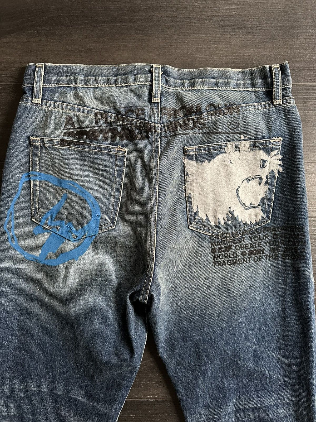 Travis Scott Fragment Denim | Grailed