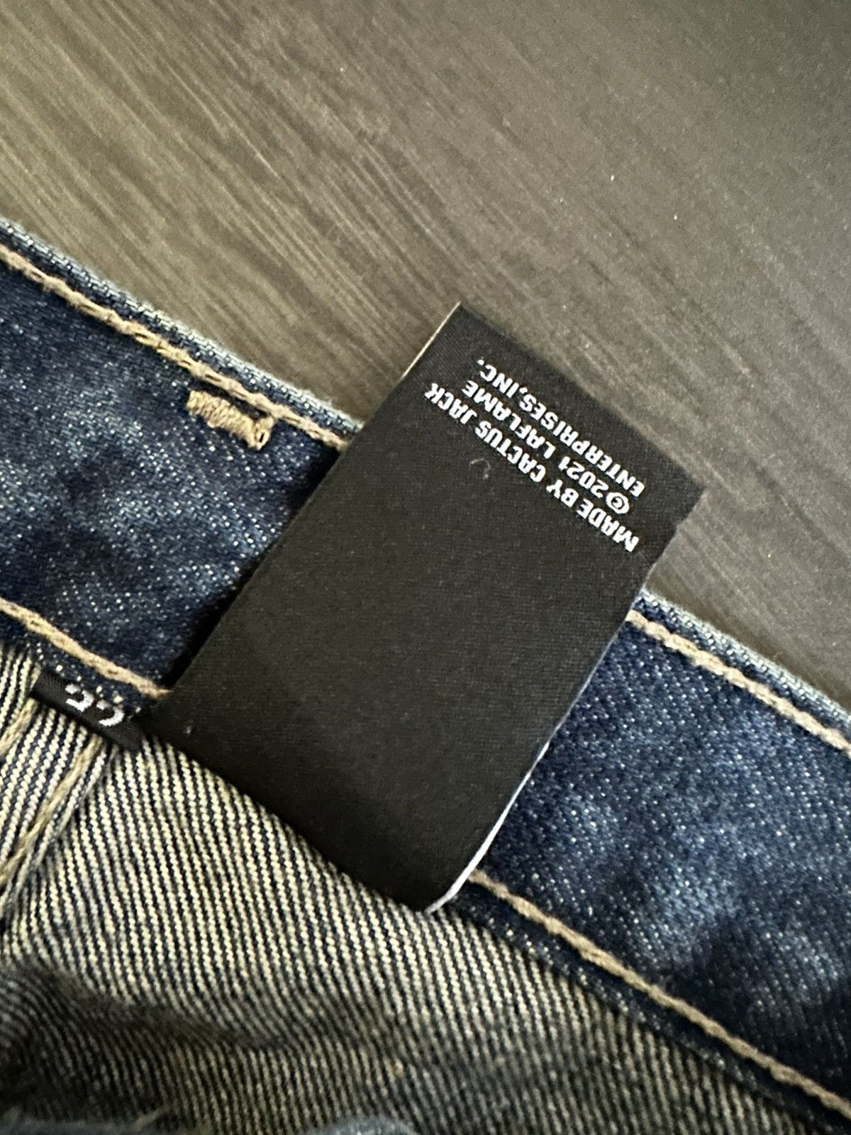 Fragment Design × Travis Scott Cactus Jack x Fragment Denim Jeans Size US 32 / EU 48 - 9 Thumbnail