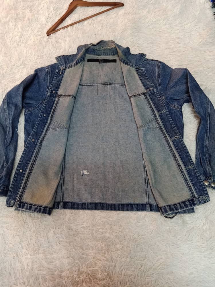 Marithe + Francois Girbaud × Vintage VINTAGE MARITHE FRANCOIS GIRBAUD DISTRESED WORKER DENIM Size US XL / EU 56 / 4 - 10 Thumbnail