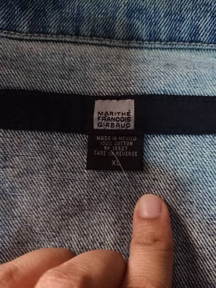 Marithe + Francois Girbaud × Vintage VINTAGE MARITHE FRANCOIS GIRBAUD DISTRESED WORKER DENIM Size US XL / EU 56 / 4 - 8 Thumbnail
