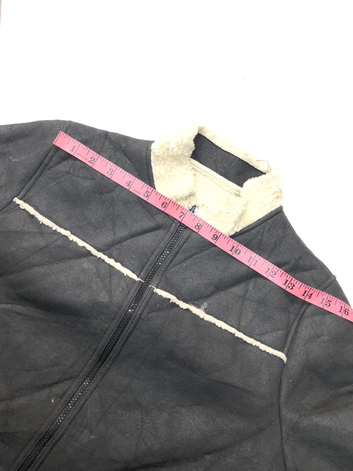 Other × Vintage VINTAGE DIABLESSE PARIS MODEL SUEDE SHERPA INNER JACKET Size US M / EU 48-50 / 2 - 10 Thumbnail