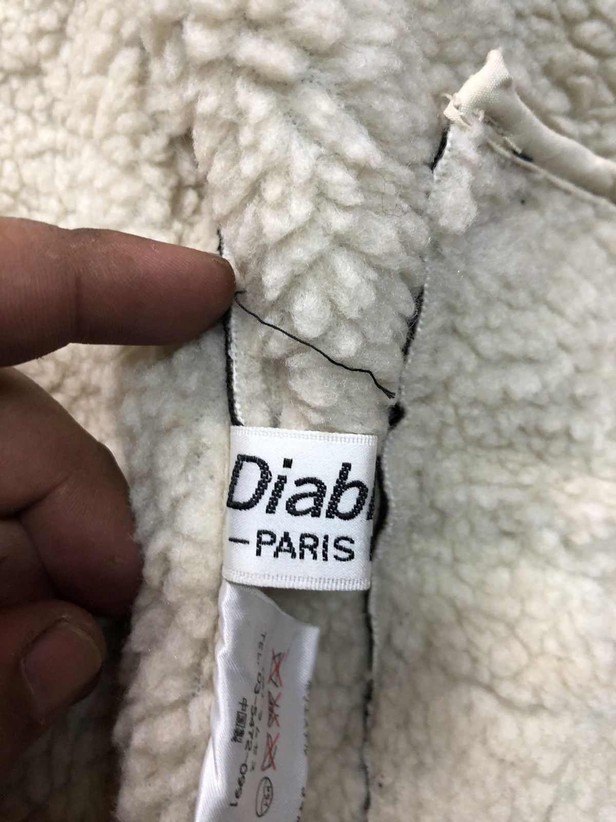 Other × Vintage VINTAGE DIABLESSE PARIS MODEL SUEDE SHERPA INNER JACKET Size US M / EU 48-50 / 2 - 4 Thumbnail