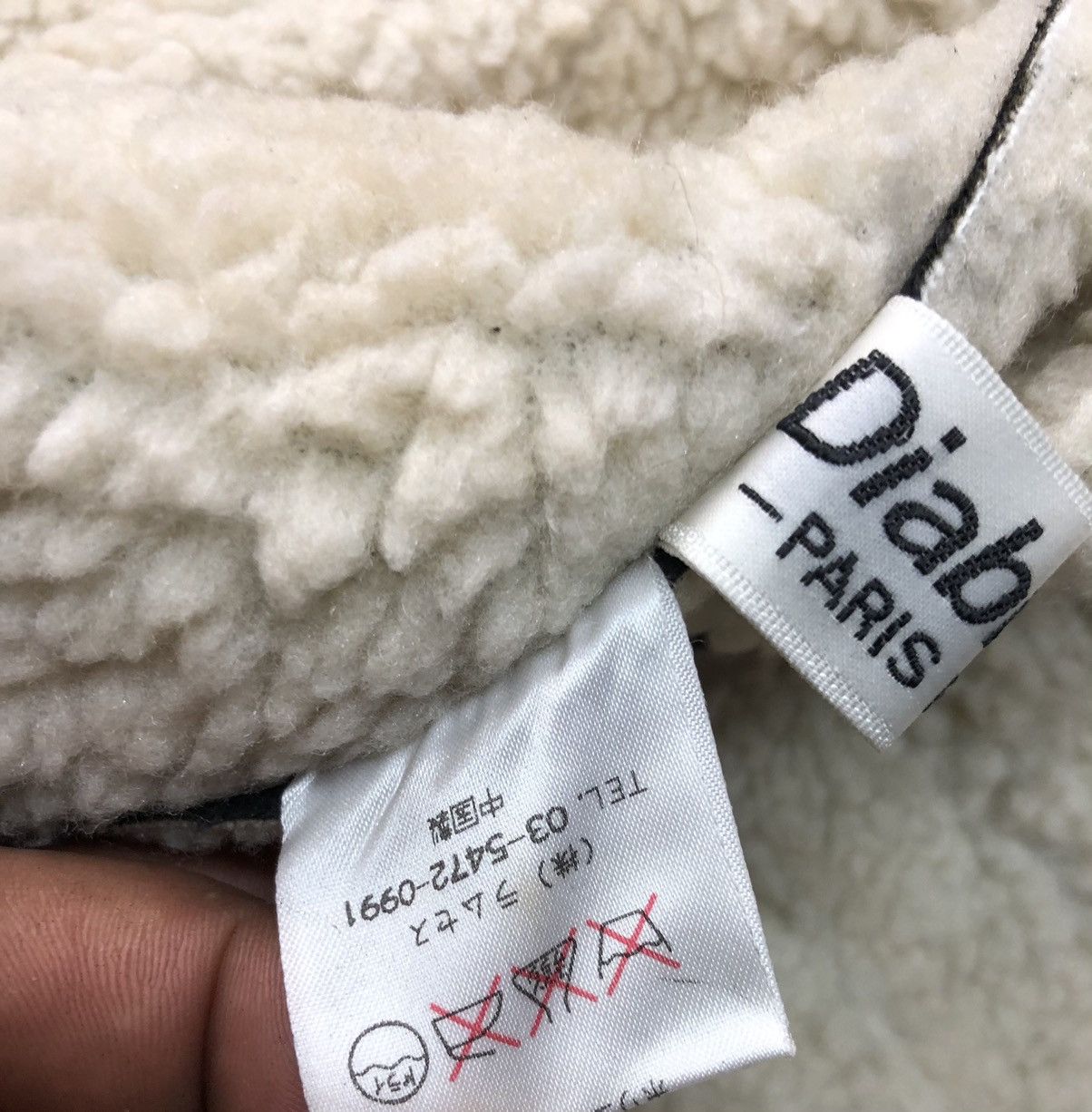 Other × Vintage VINTAGE DIABLESSE PARIS MODEL SUEDE SHERPA INNER JACKET Size US M / EU 48-50 / 2 - 7 Thumbnail