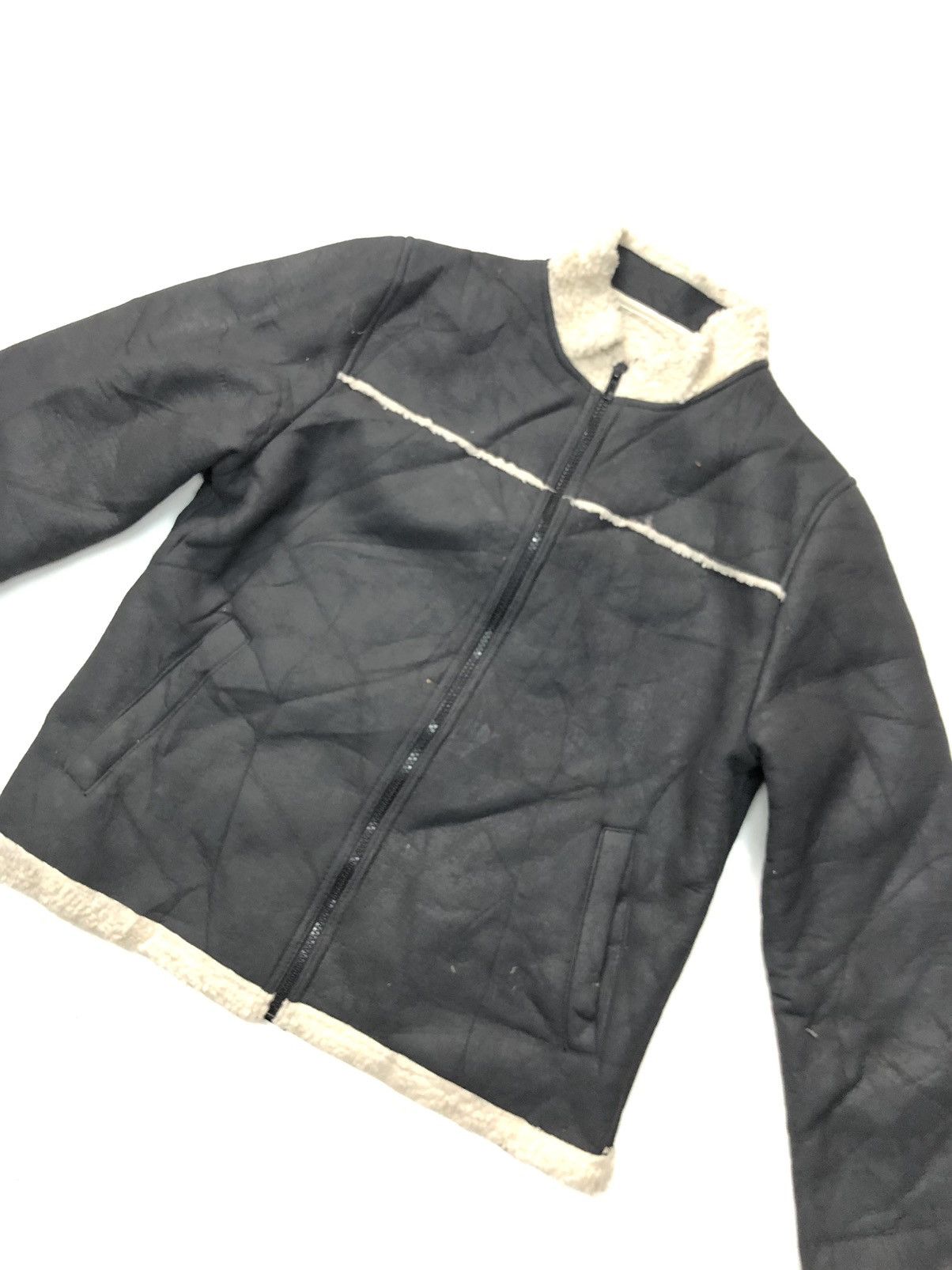 Other × Vintage VINTAGE DIABLESSE PARIS MODEL SUEDE SHERPA INNER JACKET Size US M / EU 48-50 / 2 - 2 Thumbnail