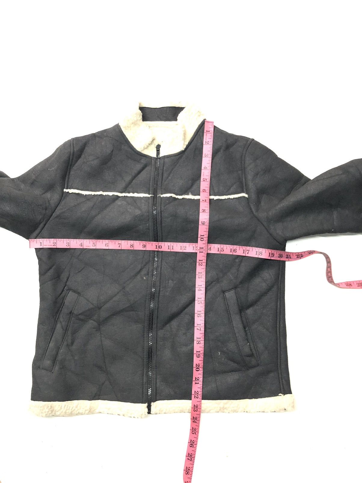 Other × Vintage VINTAGE DIABLESSE PARIS MODEL SUEDE SHERPA INNER JACKET Size US M / EU 48-50 / 2 - 12 Thumbnail