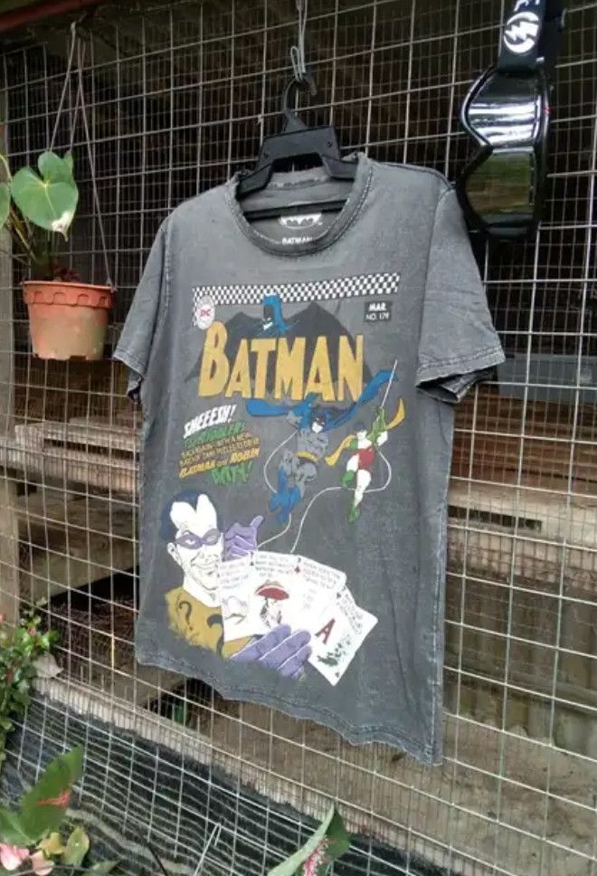 DC Comics × Vintage VTG BATMAN VOL.179 MAR 1966 PRINTED TEE Size US L / EU 52-54 / 3 - 2 Thumbnail