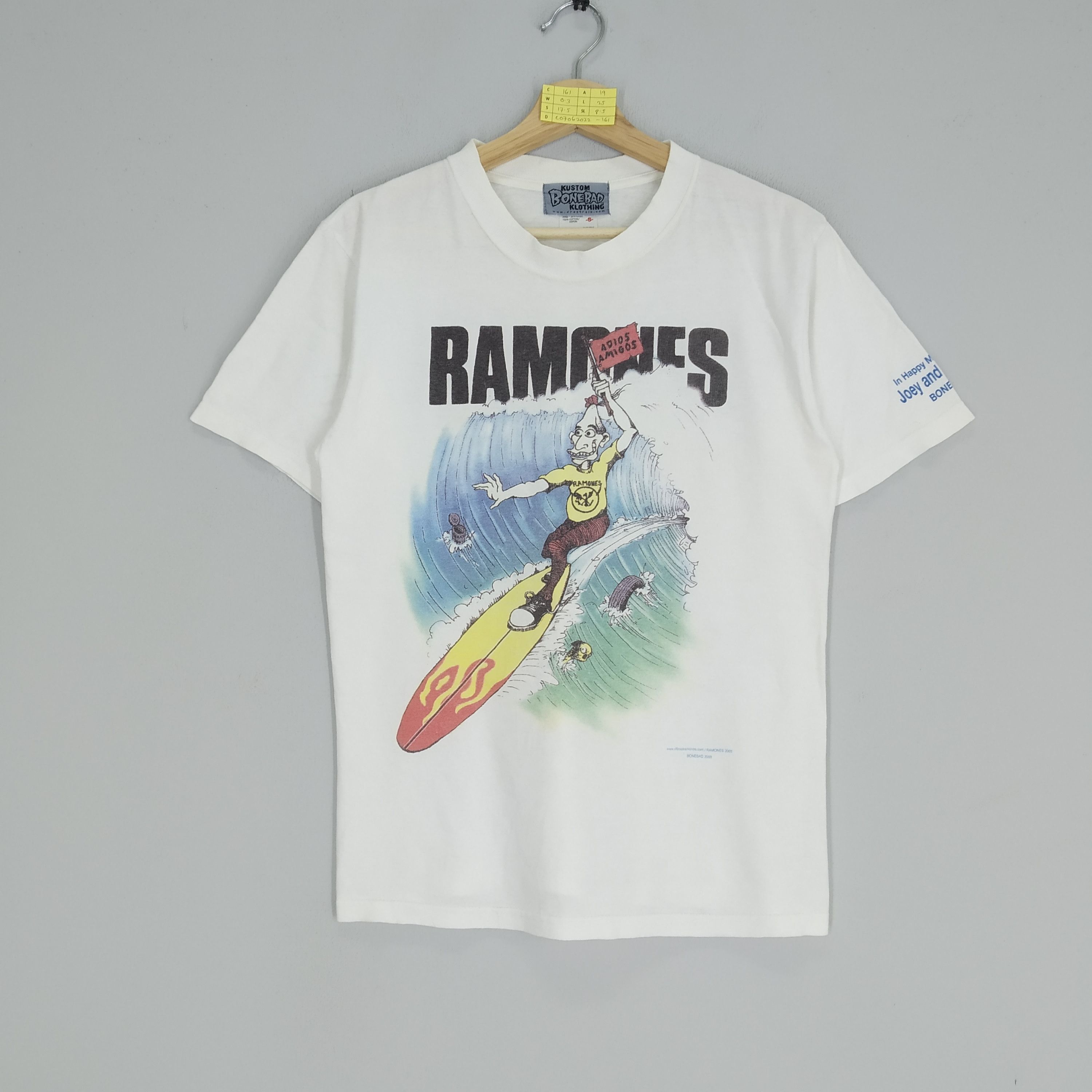 Band Tees × Vintage Vintage 2003 Ramones Band Punk Rock Promo Music T-shirt Size US M / EU 48-50 / 2 - 1 Thumbnail
