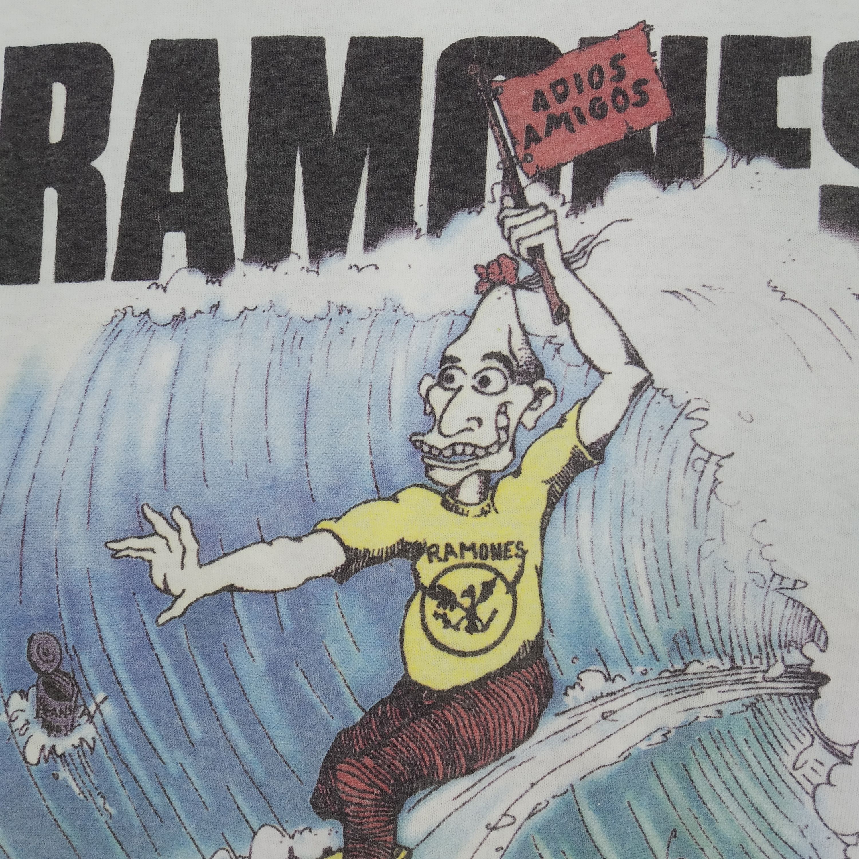 Band Tees × Vintage Vintage 2003 Ramones Band Punk Rock Promo Music T-shirt Size US M / EU 48-50 / 2 - 5 Thumbnail