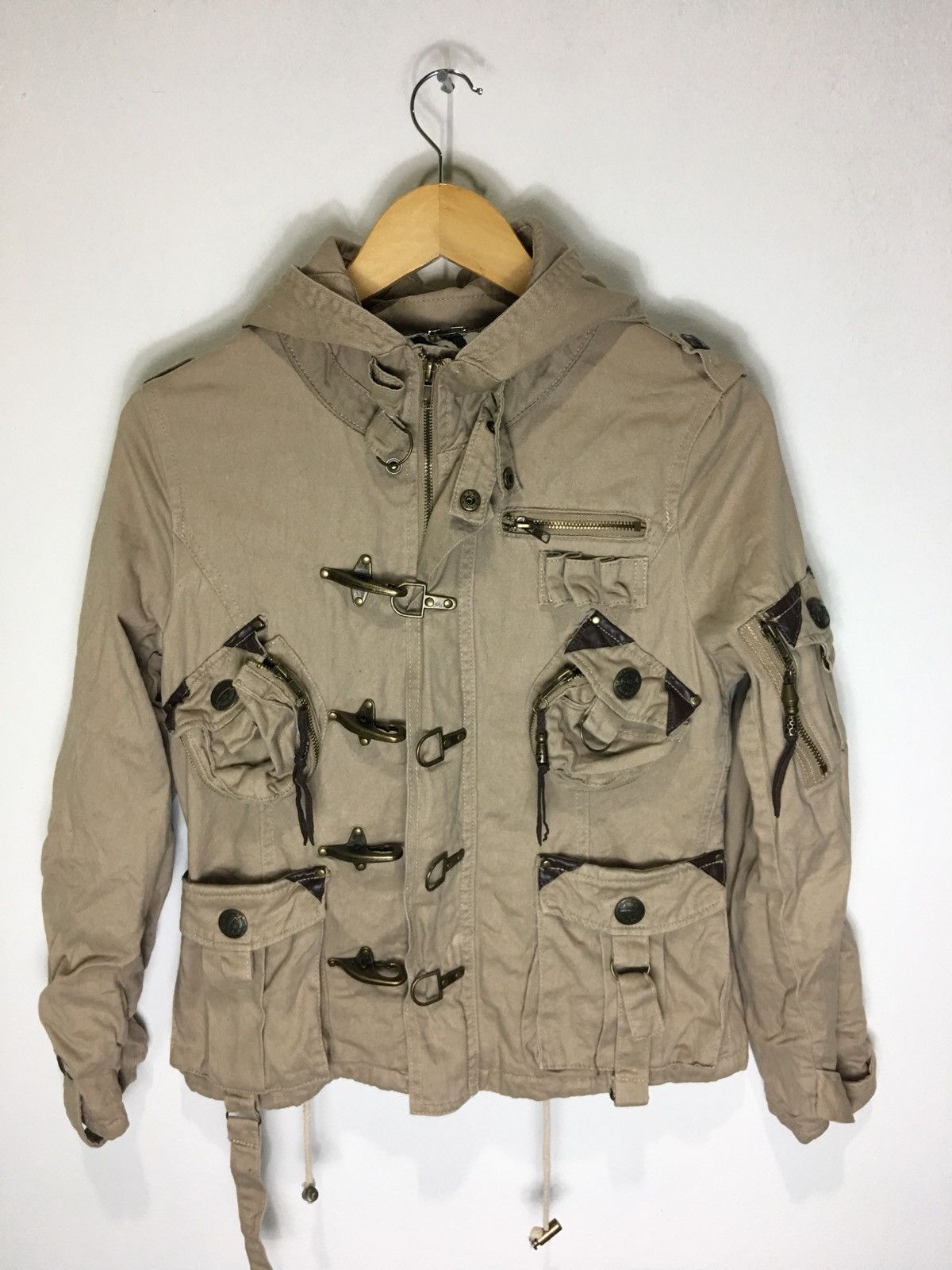 Garula Multi Pocket Tactical Parka Parachute Jacket