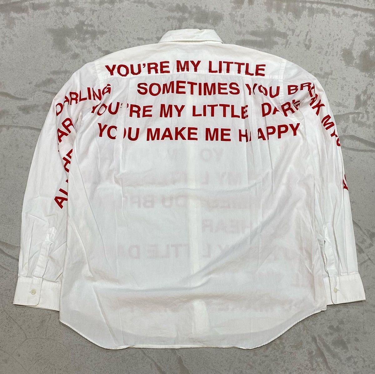 Junya Watanabe Junya Watanabe CDG Poem Shirt AD2001 Size US L / EU 52-54 / 3 - 2 Thumbnail