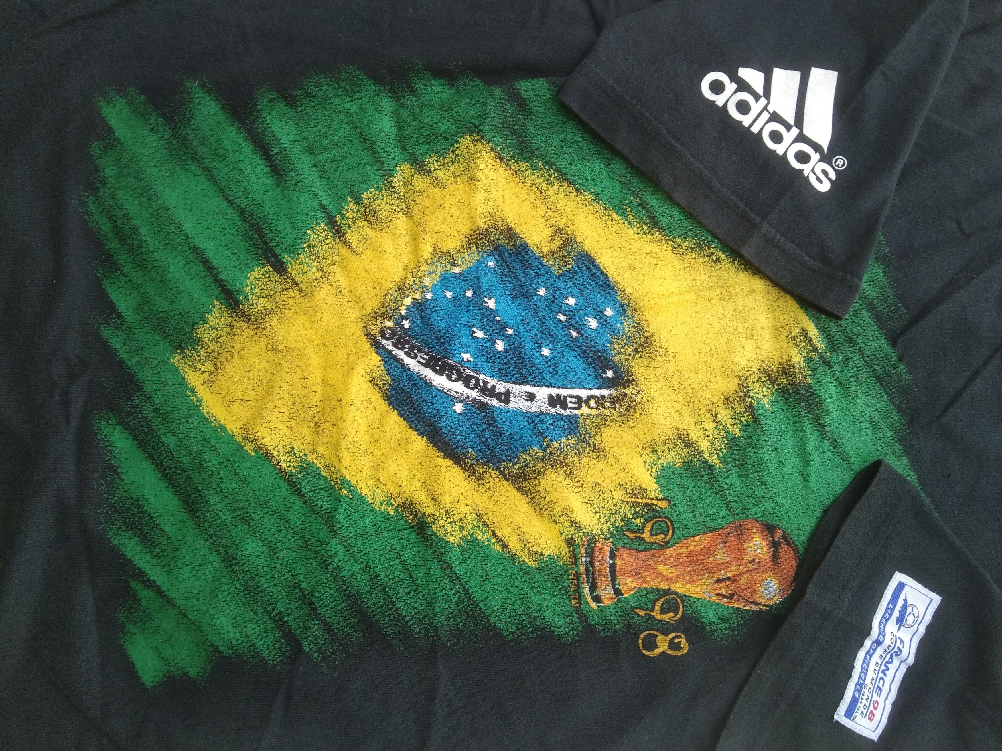 Adidas 💥FIFA World Cup 1998 ADIDAS PROMO T-shirt Size US M / EU 48-50 / 2 - 9 Thumbnail