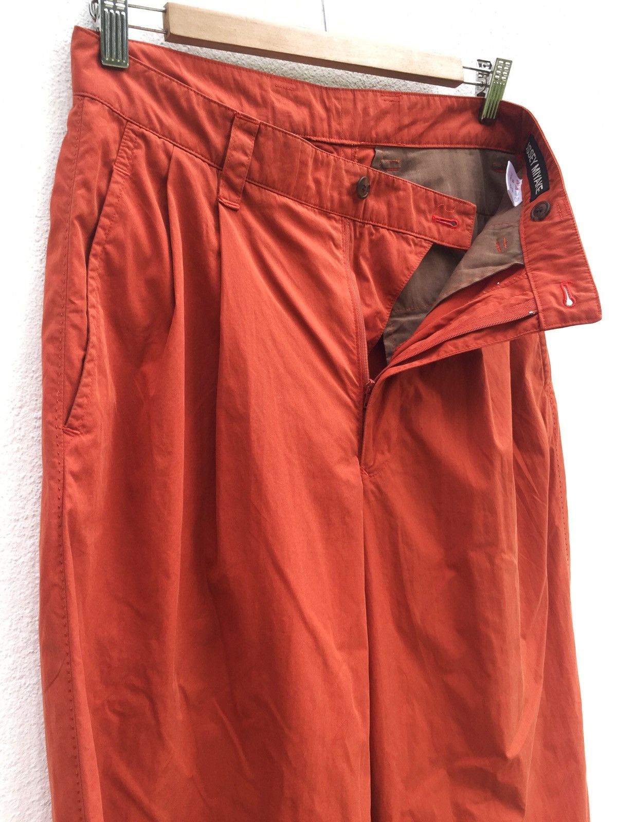Issey Miyake GRAIL🔥Issey Miyake 🍊🎈Gabardine Linen Blend Pants Size US 30 / EU 46 - 3 Thumbnail