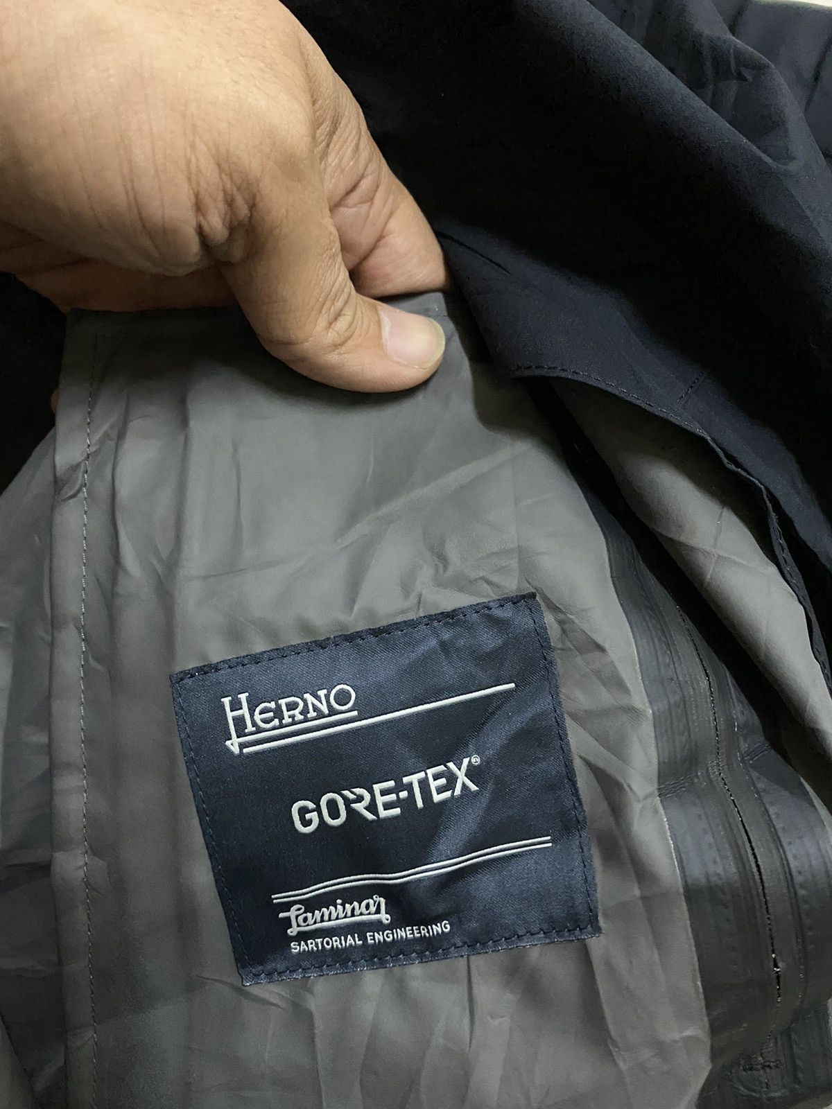 Errolson Hugh × Goretex × Herno Herno Laminar Waterproof Jacket With Hoodie Short Sleeve Size US XS / EU 42 / 0 - 6 Thumbnail