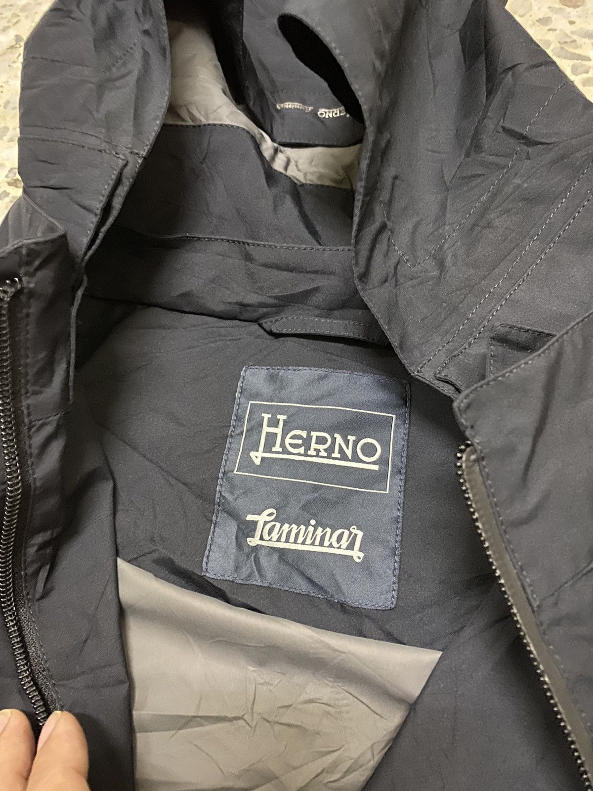 Errolson Hugh × Goretex × Herno Herno Laminar Waterproof Jacket With Hoodie Short Sleeve Size US XS / EU 42 / 0 - 3 Thumbnail