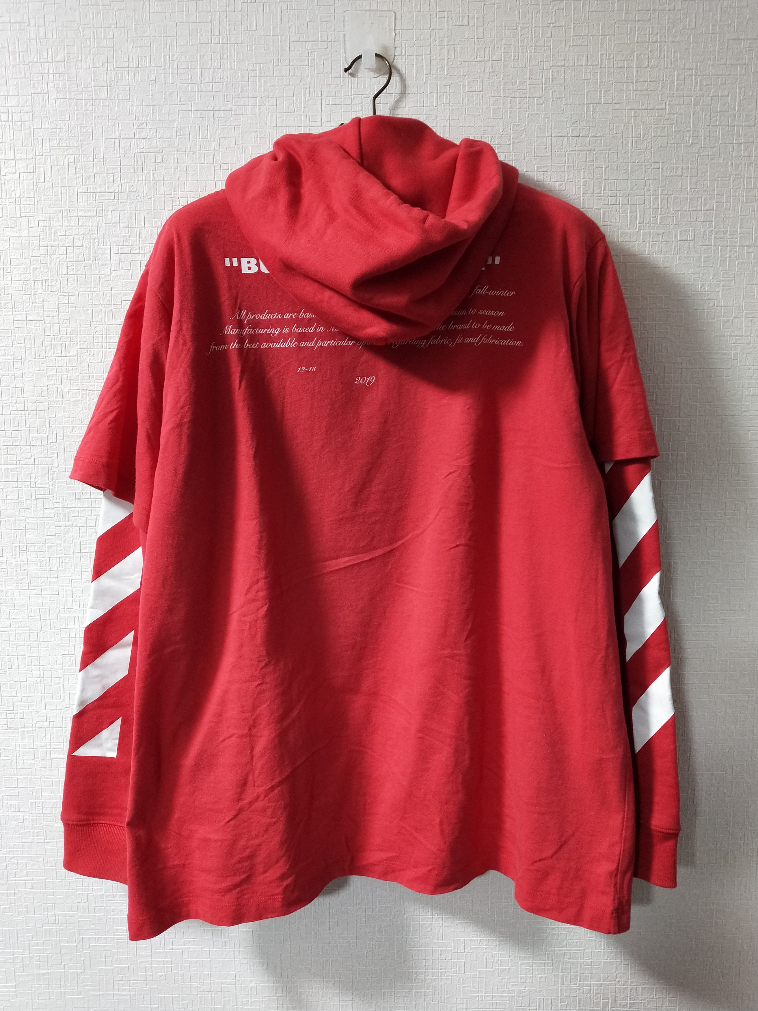 Off-White Double Sleeve Bernini Hoodie Size US M / EU 48-50 / 2 - 2 Thumbnail