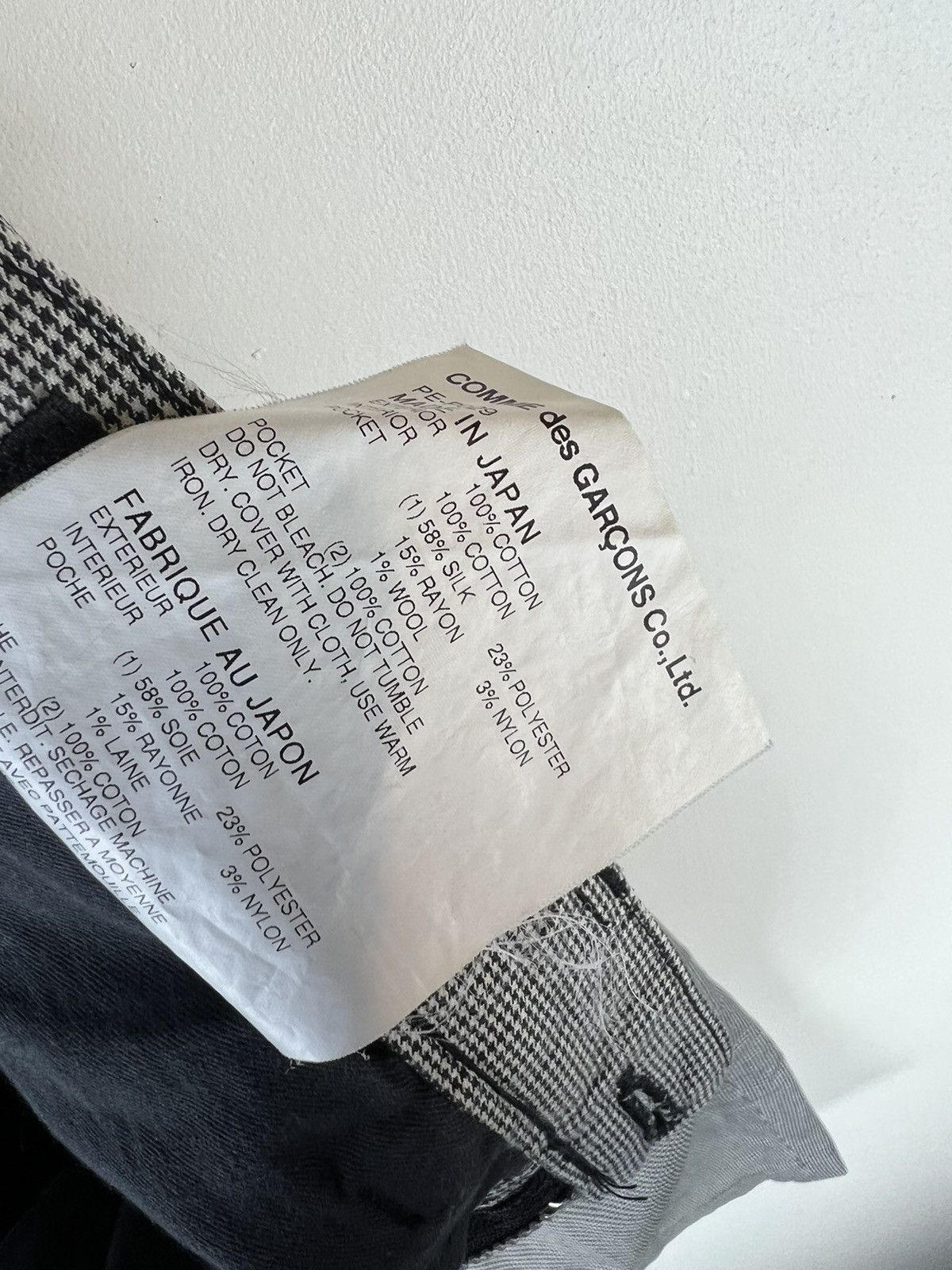 Comme des Garcons Homme Plus Comme des garcons houndstooth shorts Size US 30 / EU 46 - 7 Thumbnail